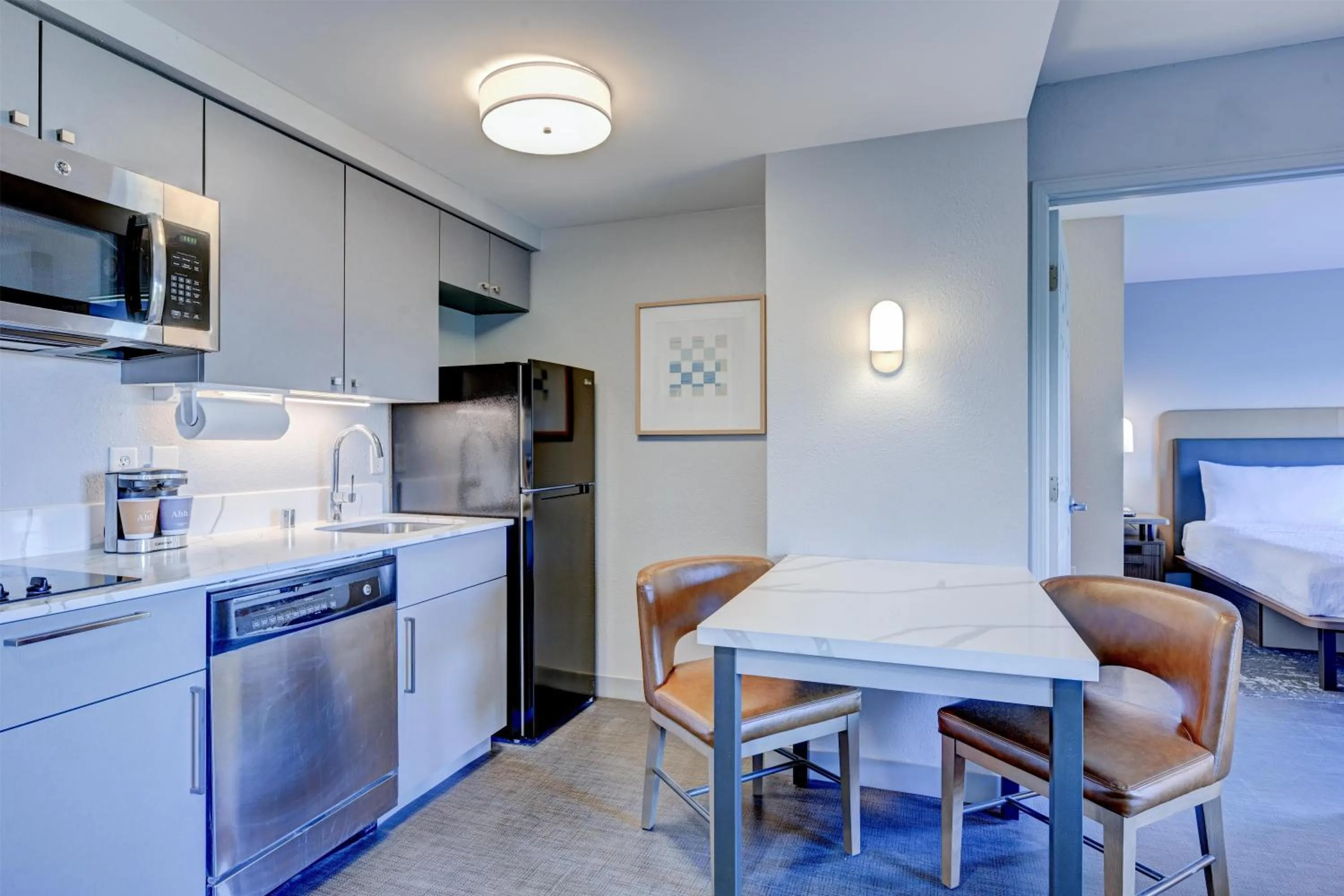 Kitchen or kitchenette in Homewood Suites by Hilton-Anaheim