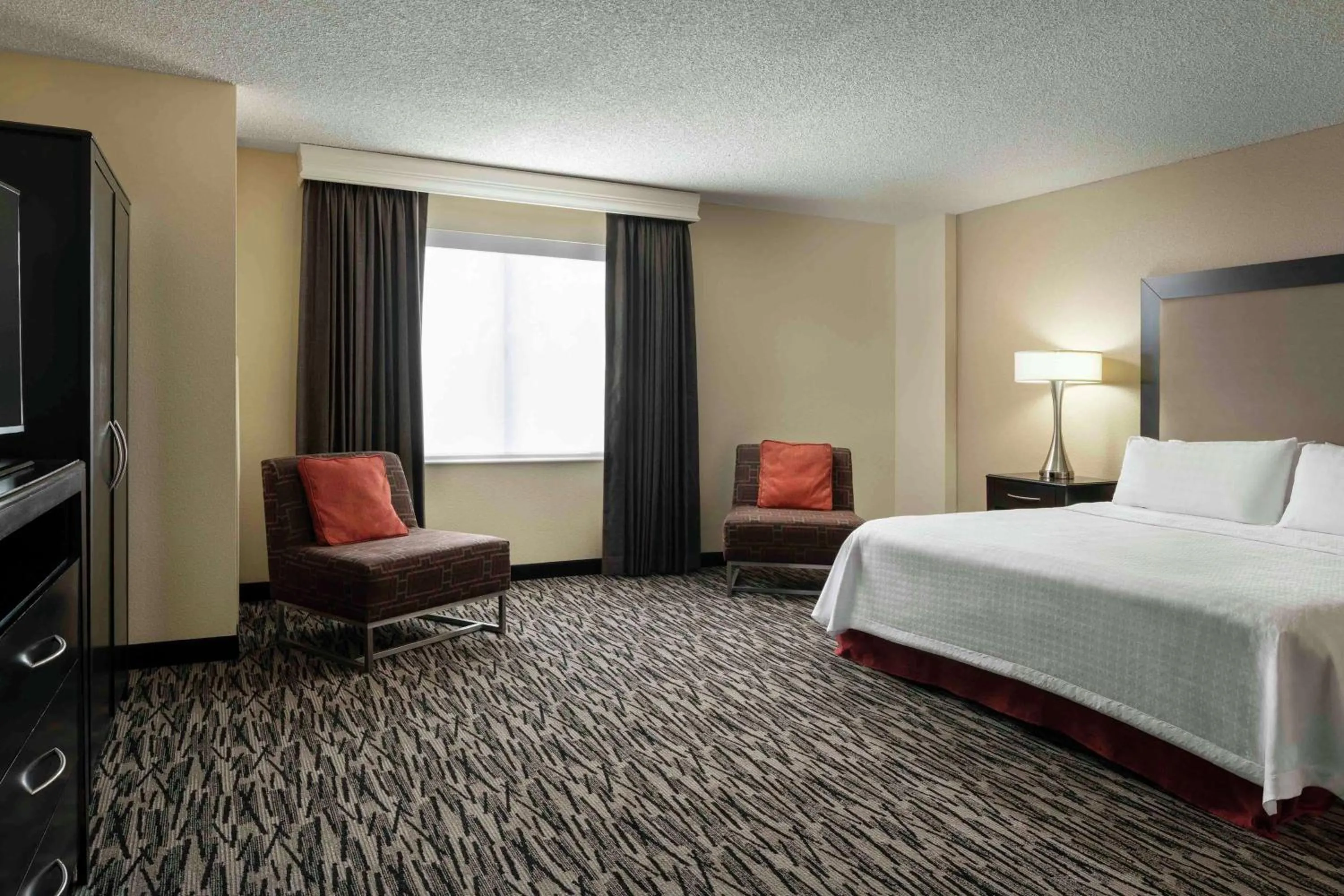 Bed in Homewood Suites by Hilton-Anaheim
