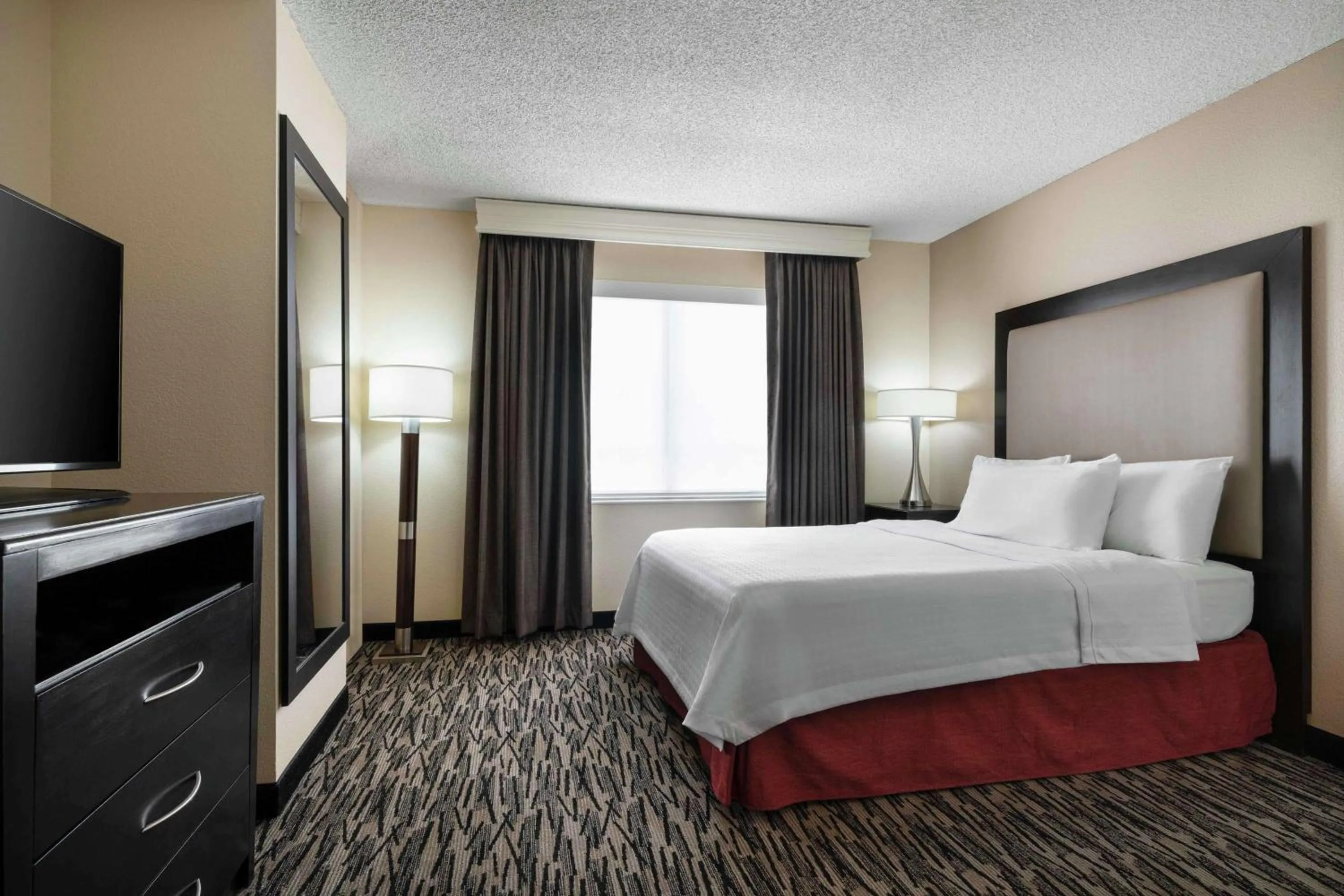 Bed in Homewood Suites by Hilton-Anaheim