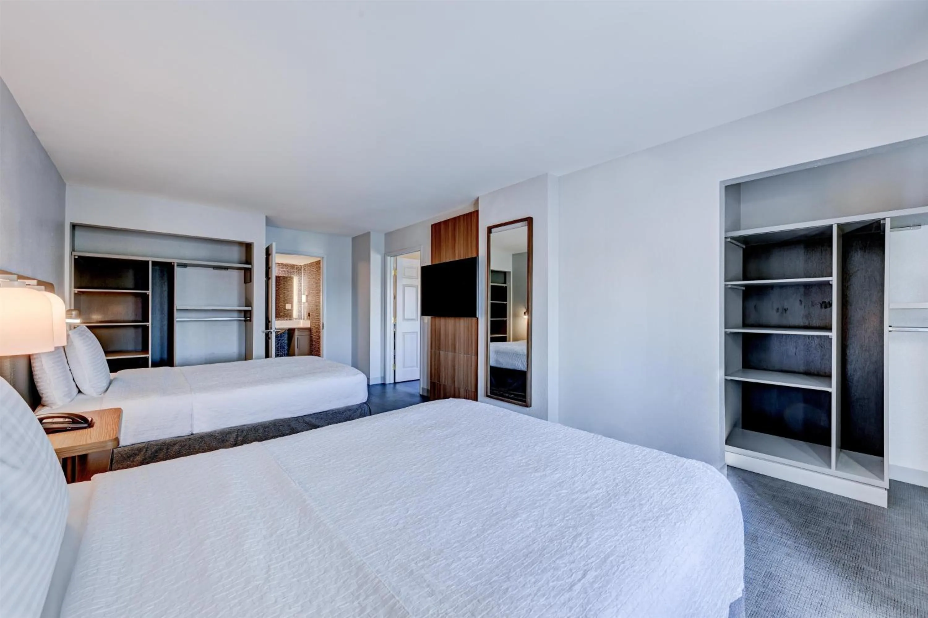 Bed in Homewood Suites by Hilton-Anaheim