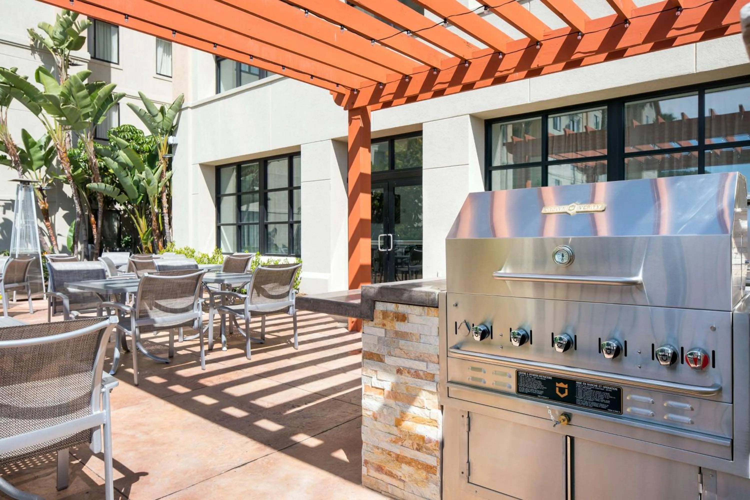 Patio in Homewood Suites by Hilton-Anaheim