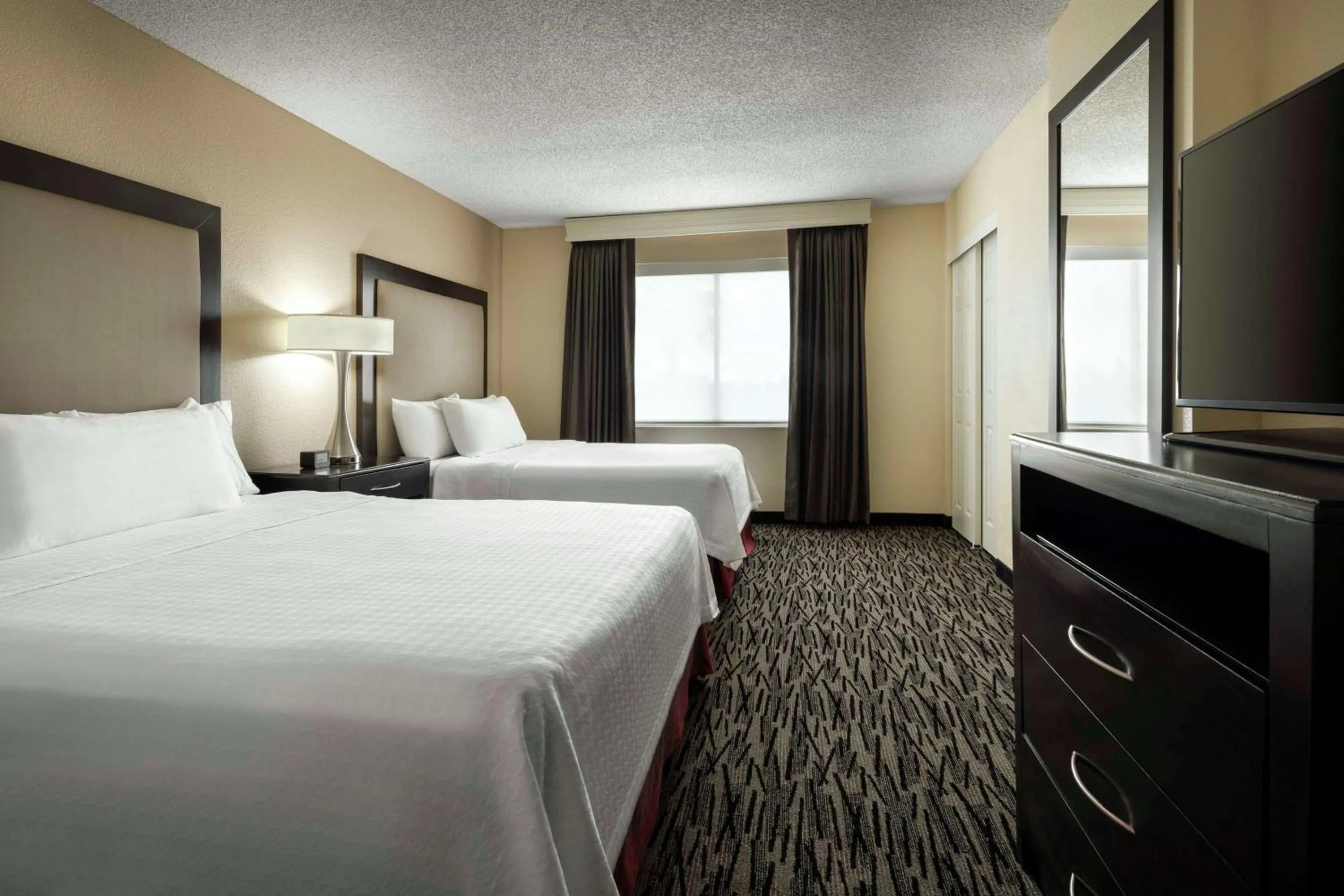 Bed in Homewood Suites by Hilton-Anaheim