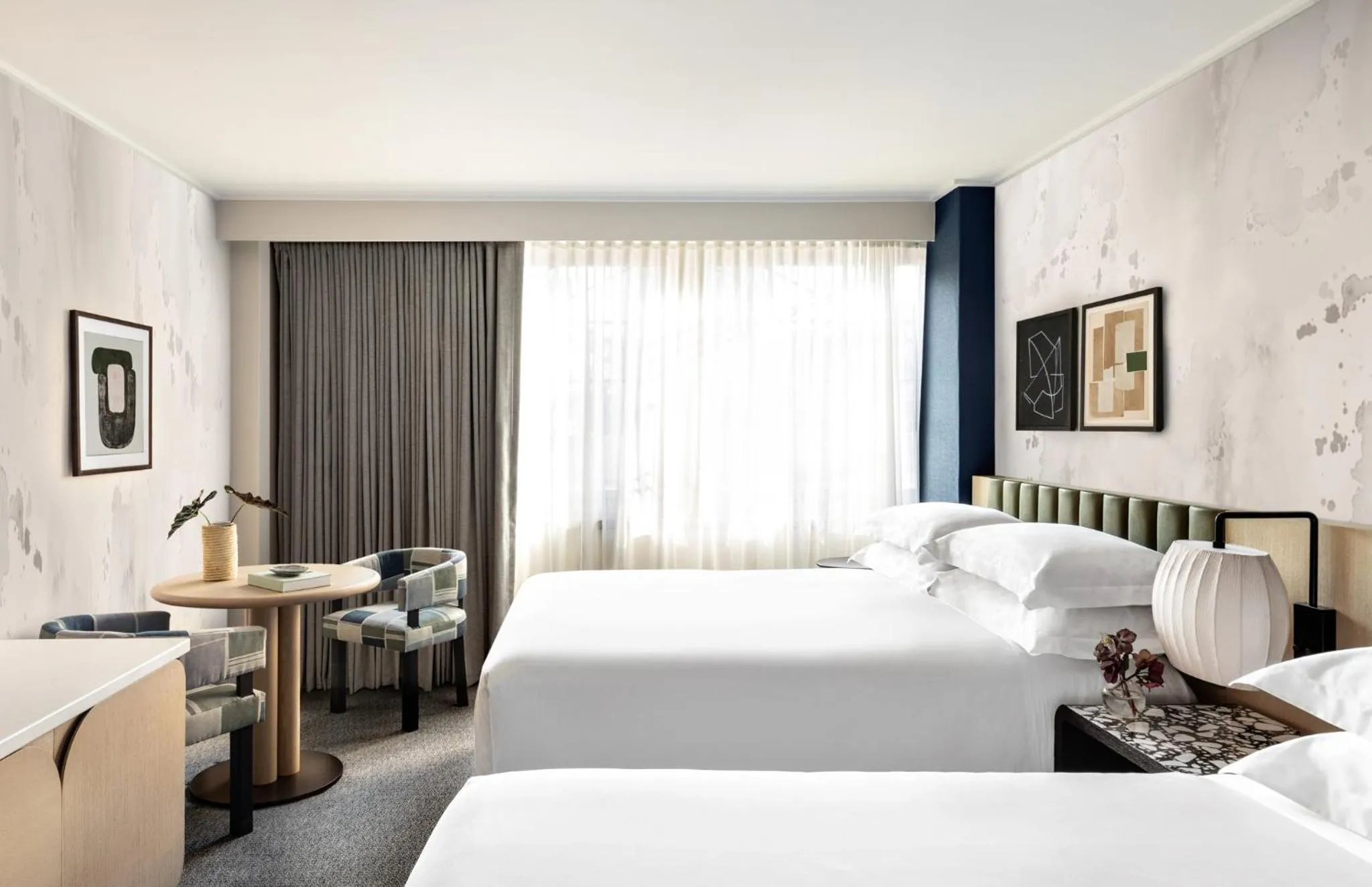Bed in Kimpton Theta New York - Times Square by IHG