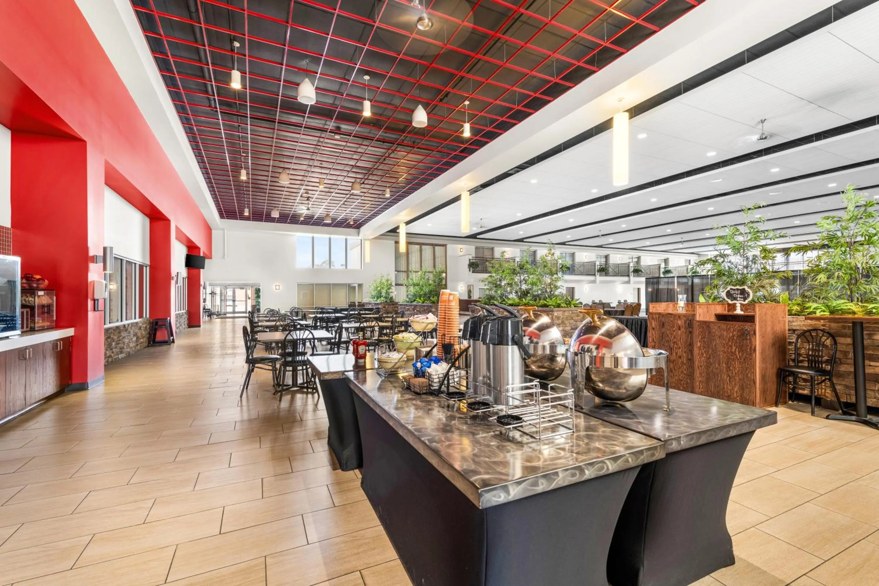 Buffet breakfast in Ramada by Wyndham Columbus Hotel & Conference Center