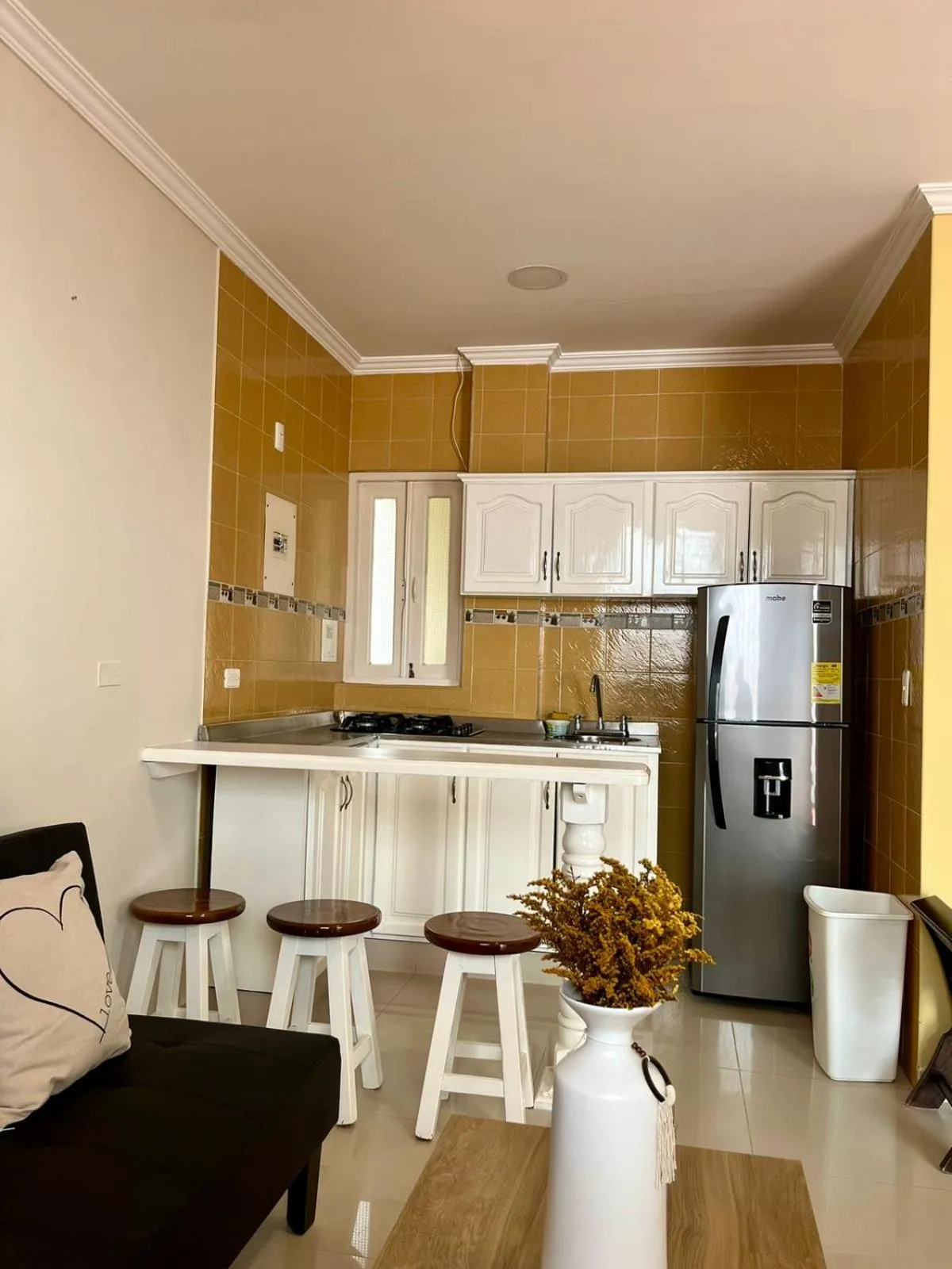 Kitchen or kitchenette in Hotel El Viajero Centro