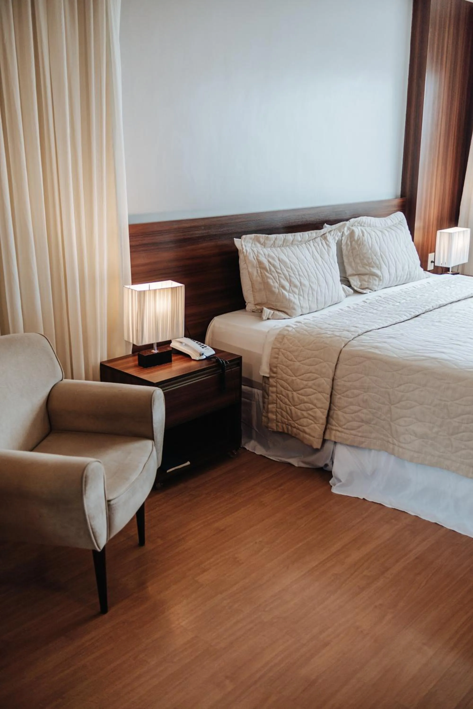 Bed in Hotel Serrano