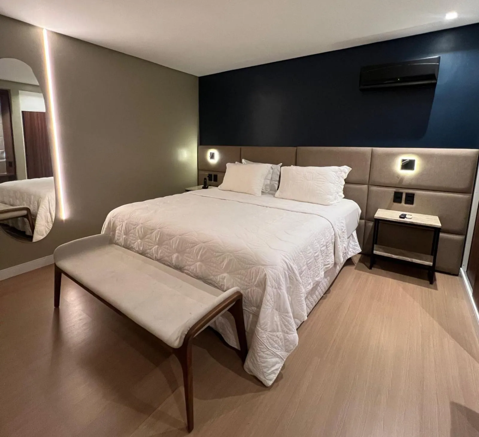 Bed in Hotel Serrano