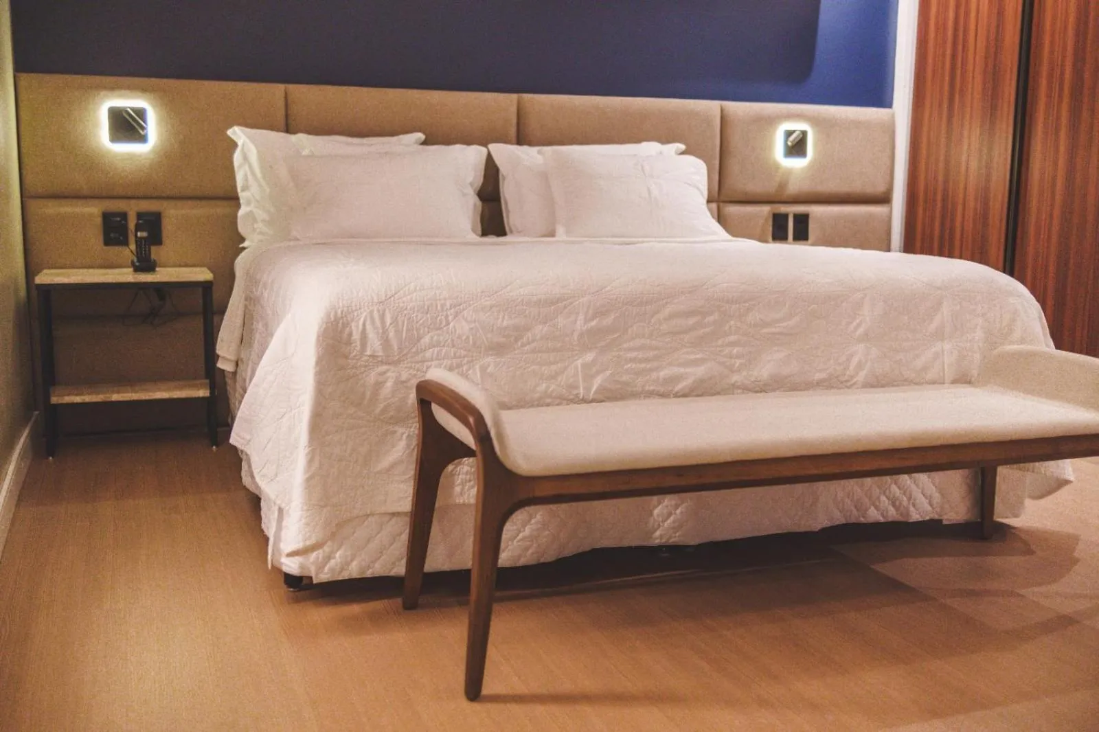 Bed in Hotel Serrano