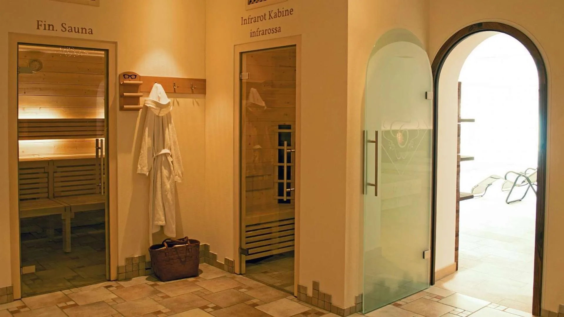 Sauna in Hotel Trenker