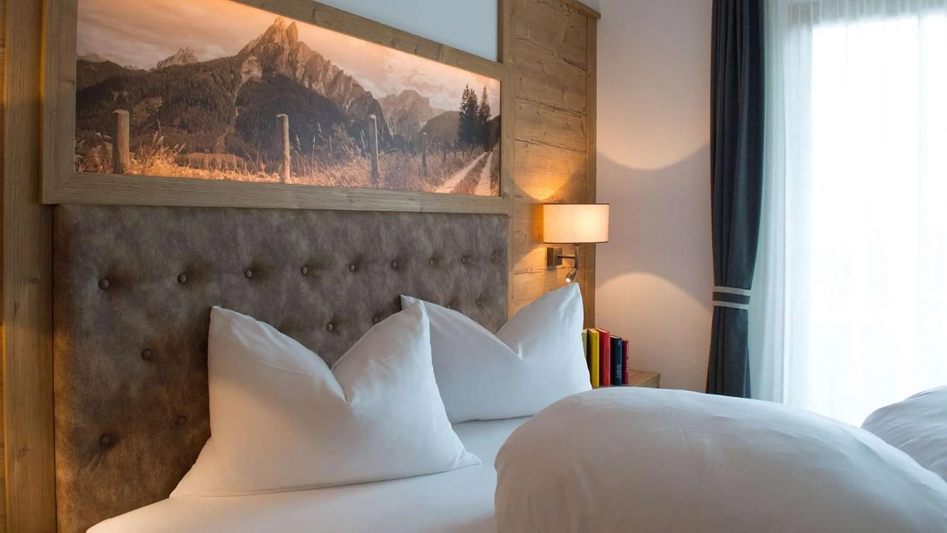 Bedroom, Bed in Hotel Trenker