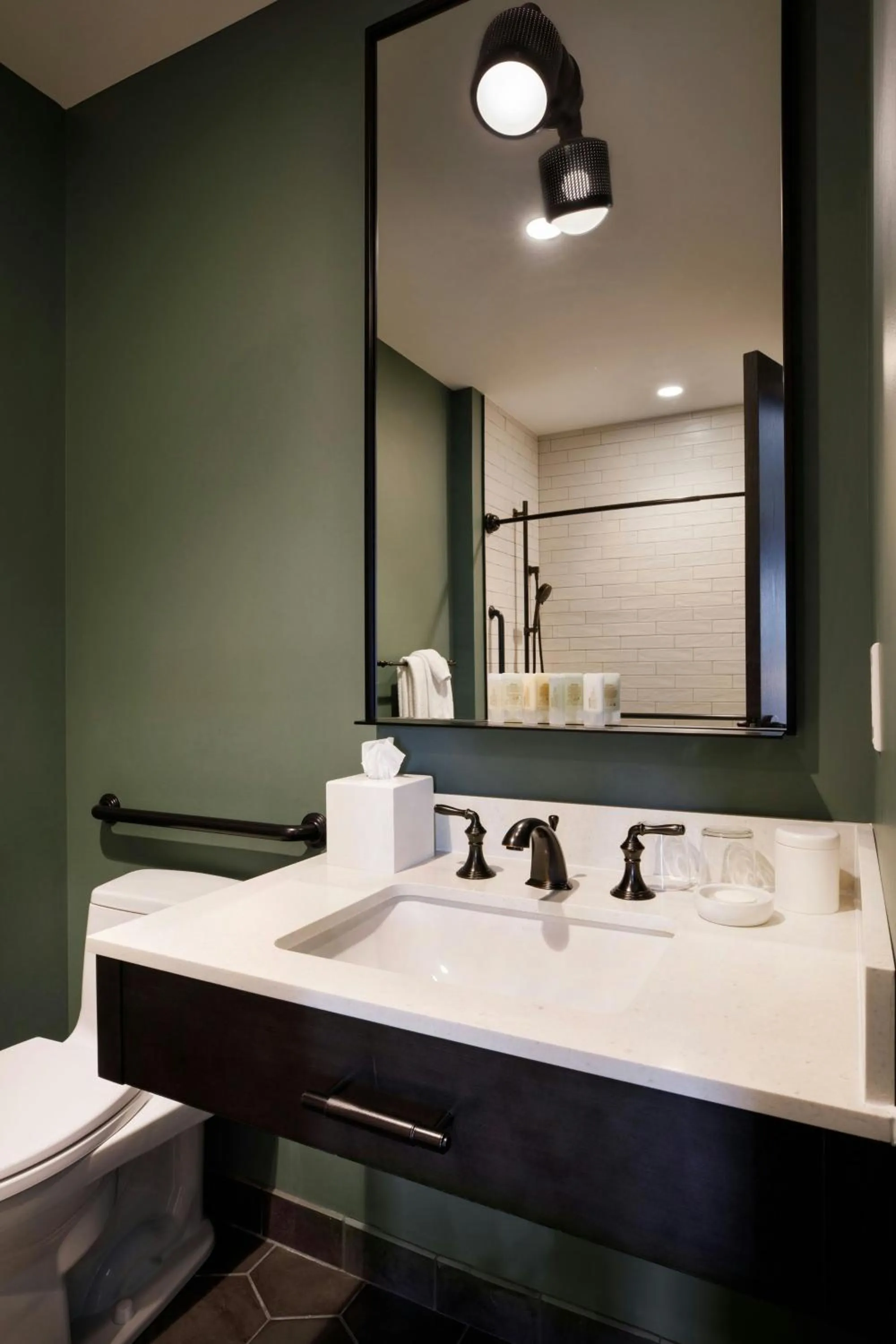 Bathroom in Cyrus Hotel, Topeka, a Tribute Portfolio Hotel