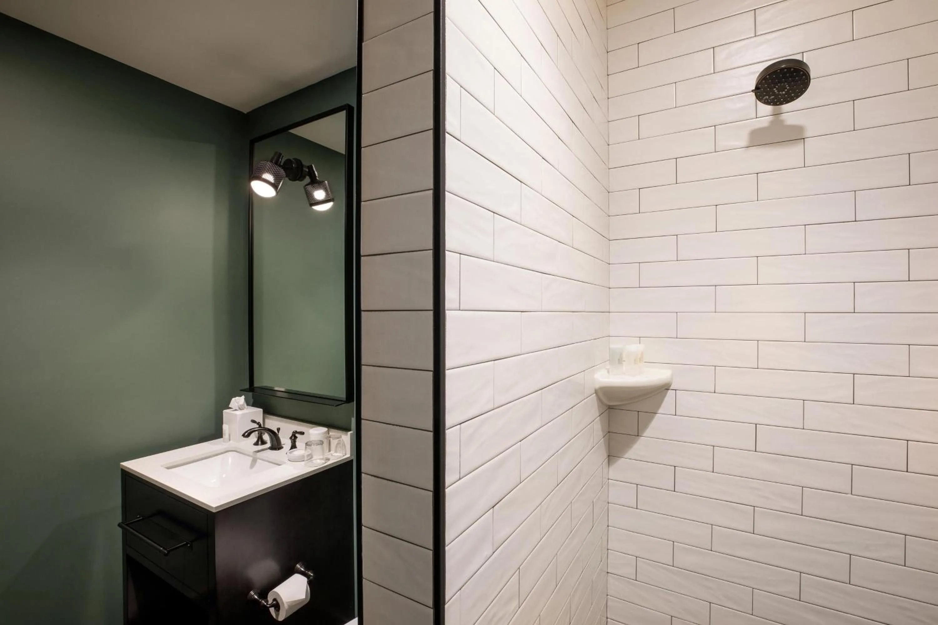 Bathroom in Cyrus Hotel, Topeka, a Tribute Portfolio Hotel