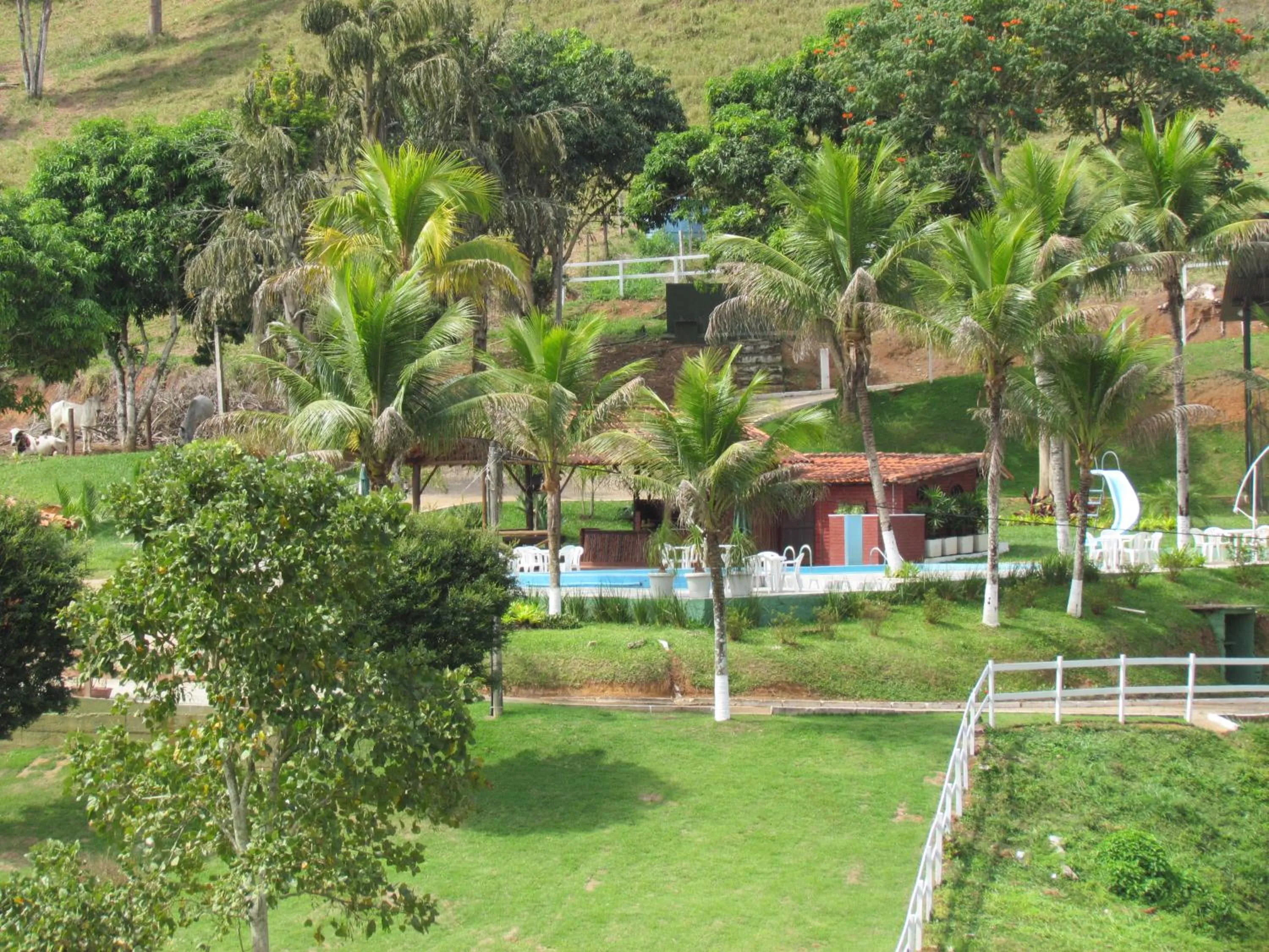 Garden view in Hotel dos Bretões