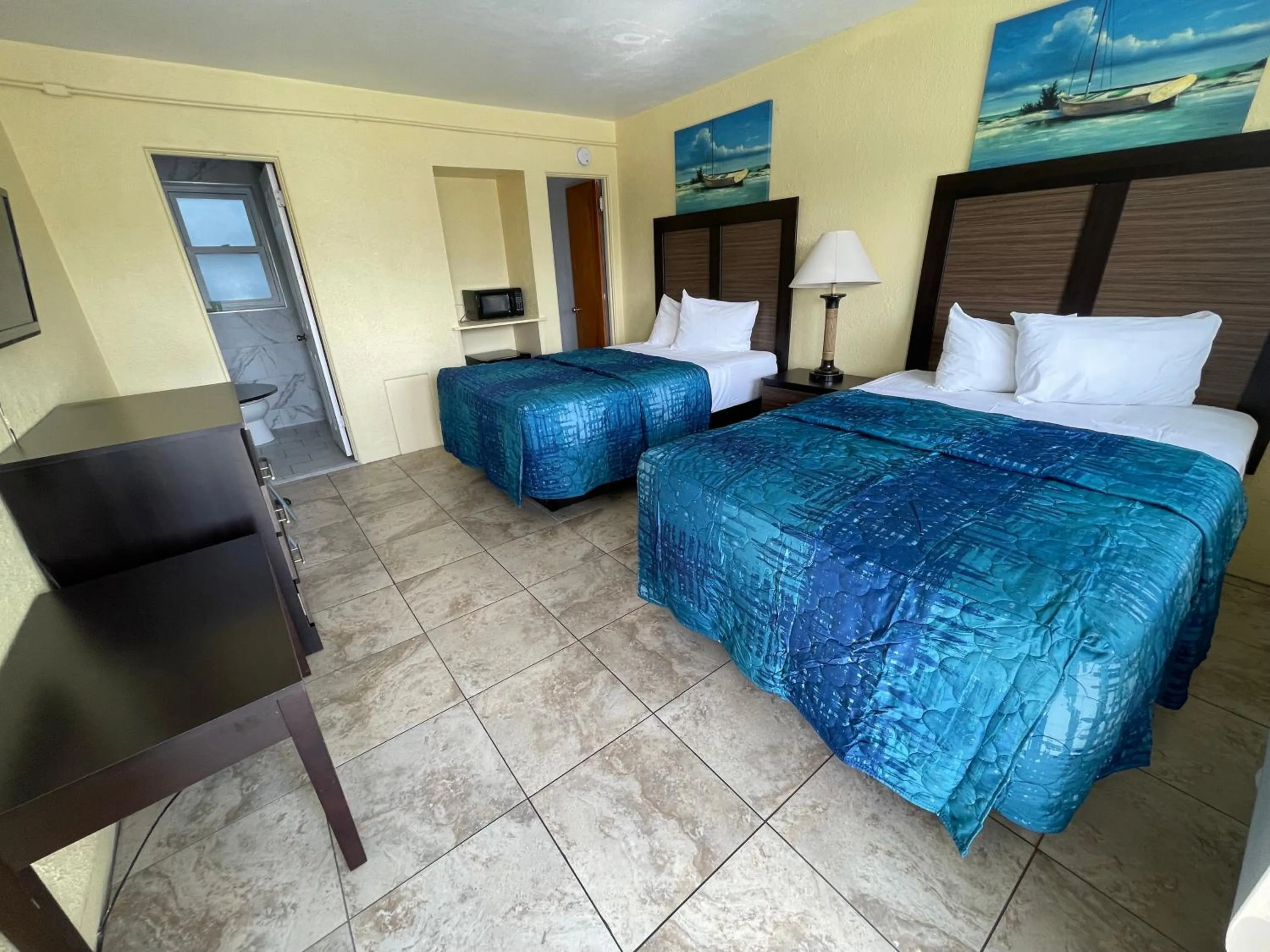 Bed in Sandy Shores Resort