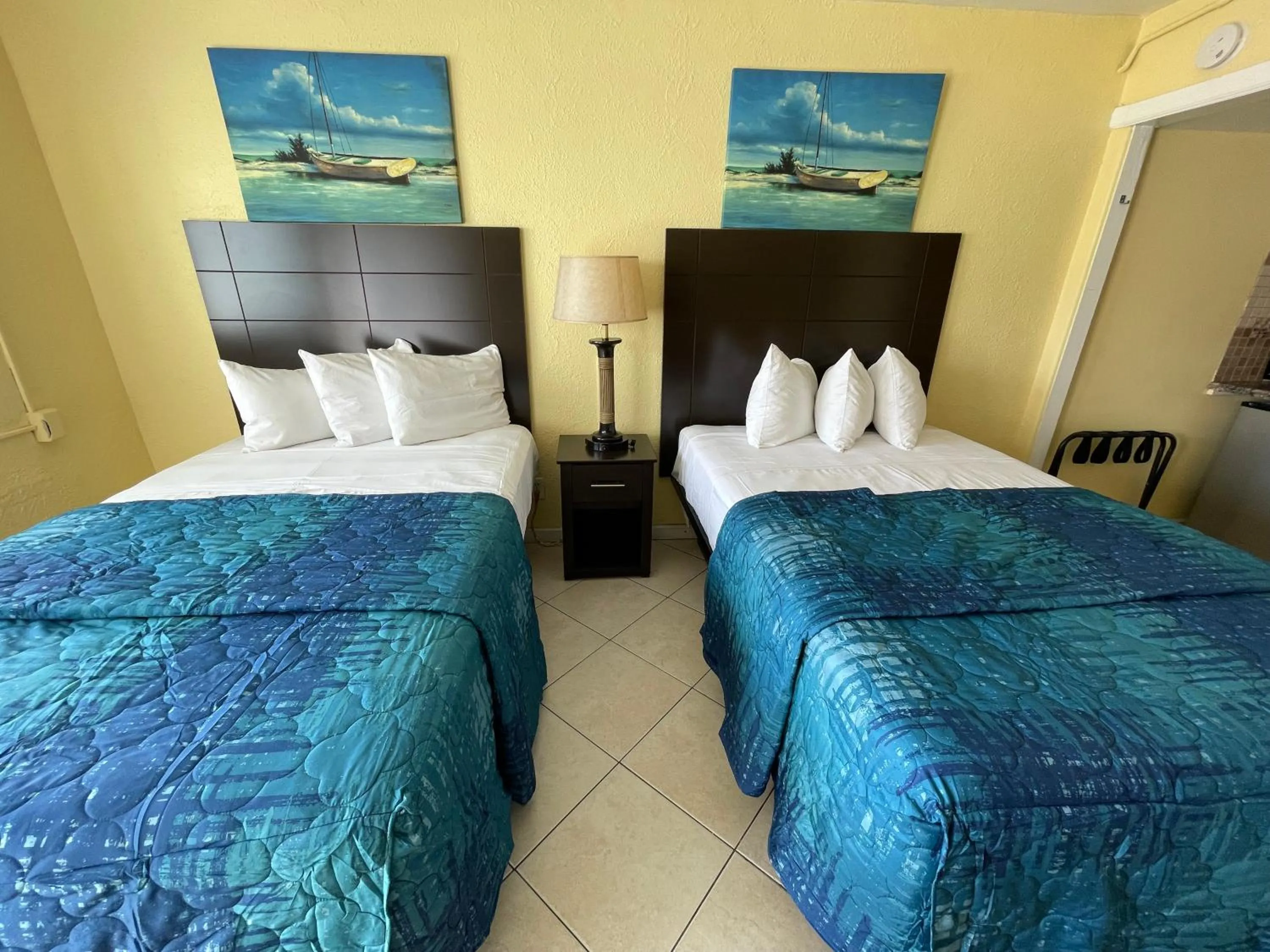 Bed in Sandy Shores Resort