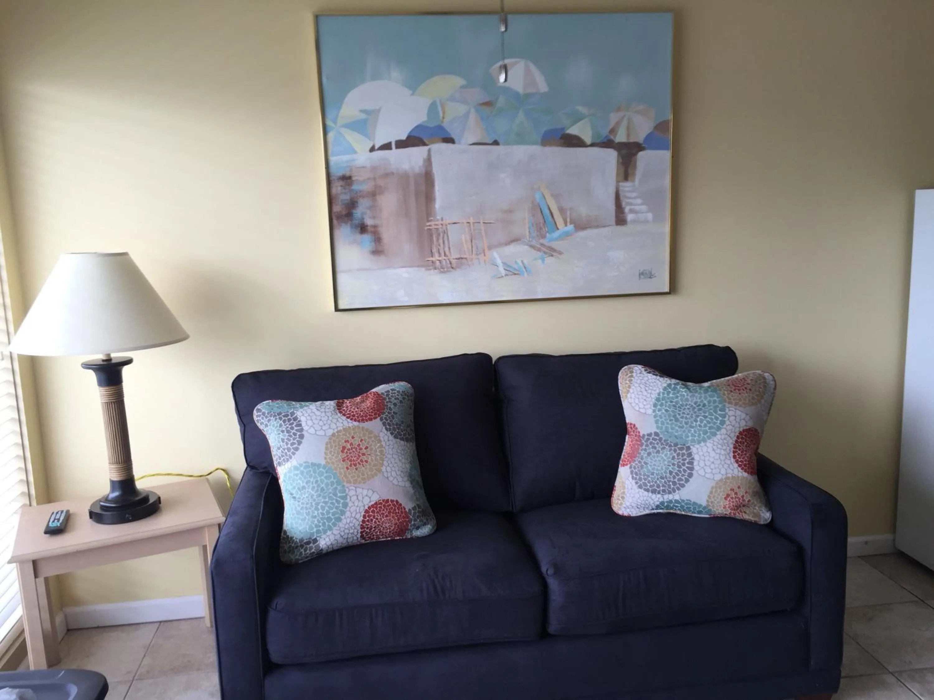 Seating area in Sandy Shores Resort