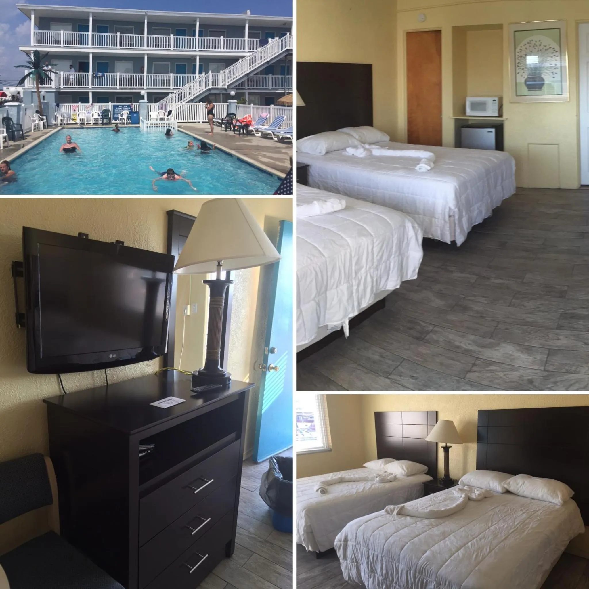 Bed in Sandy Shores Resort