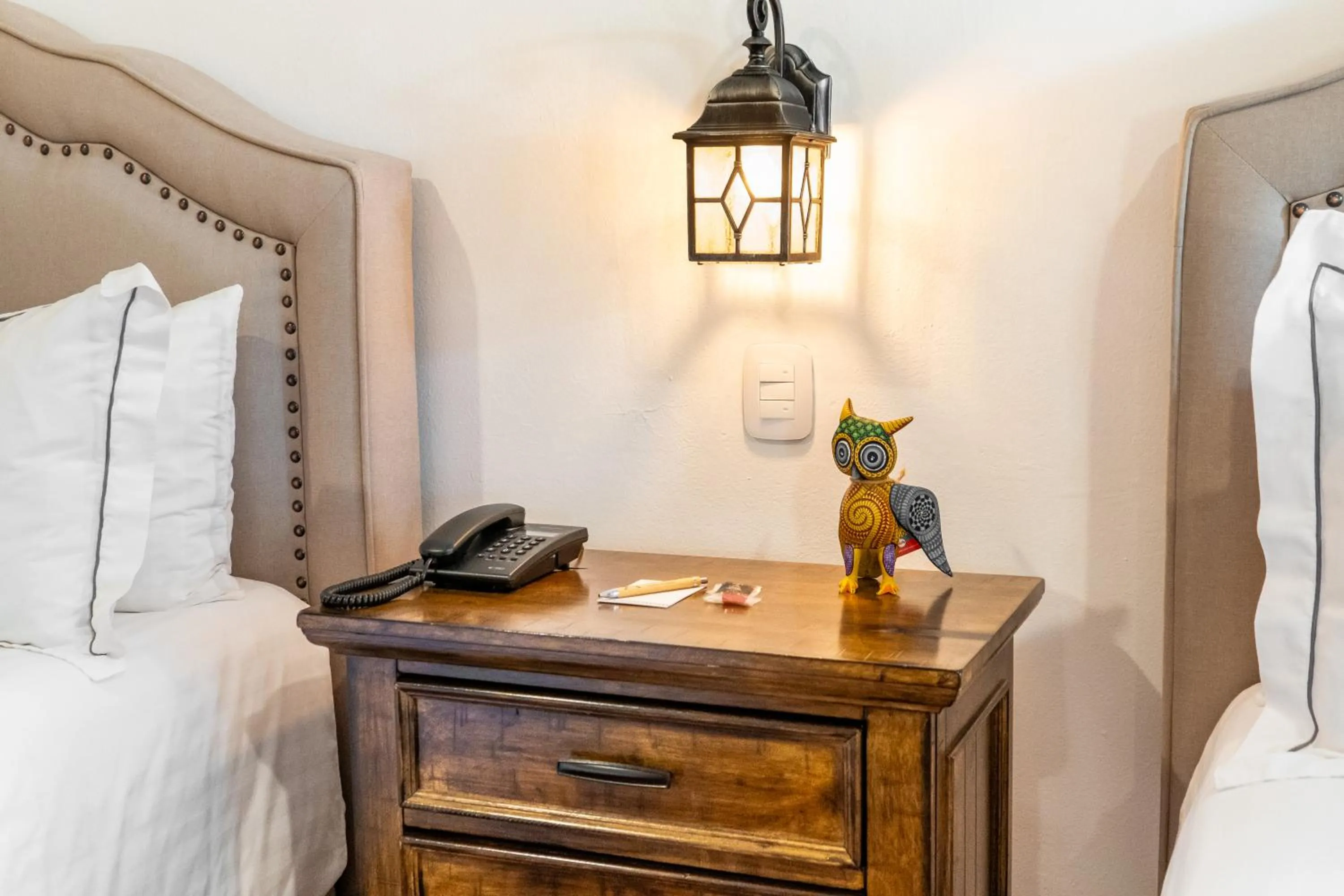 Bed in Casa de Adobe Gallery & Luxury Boutique