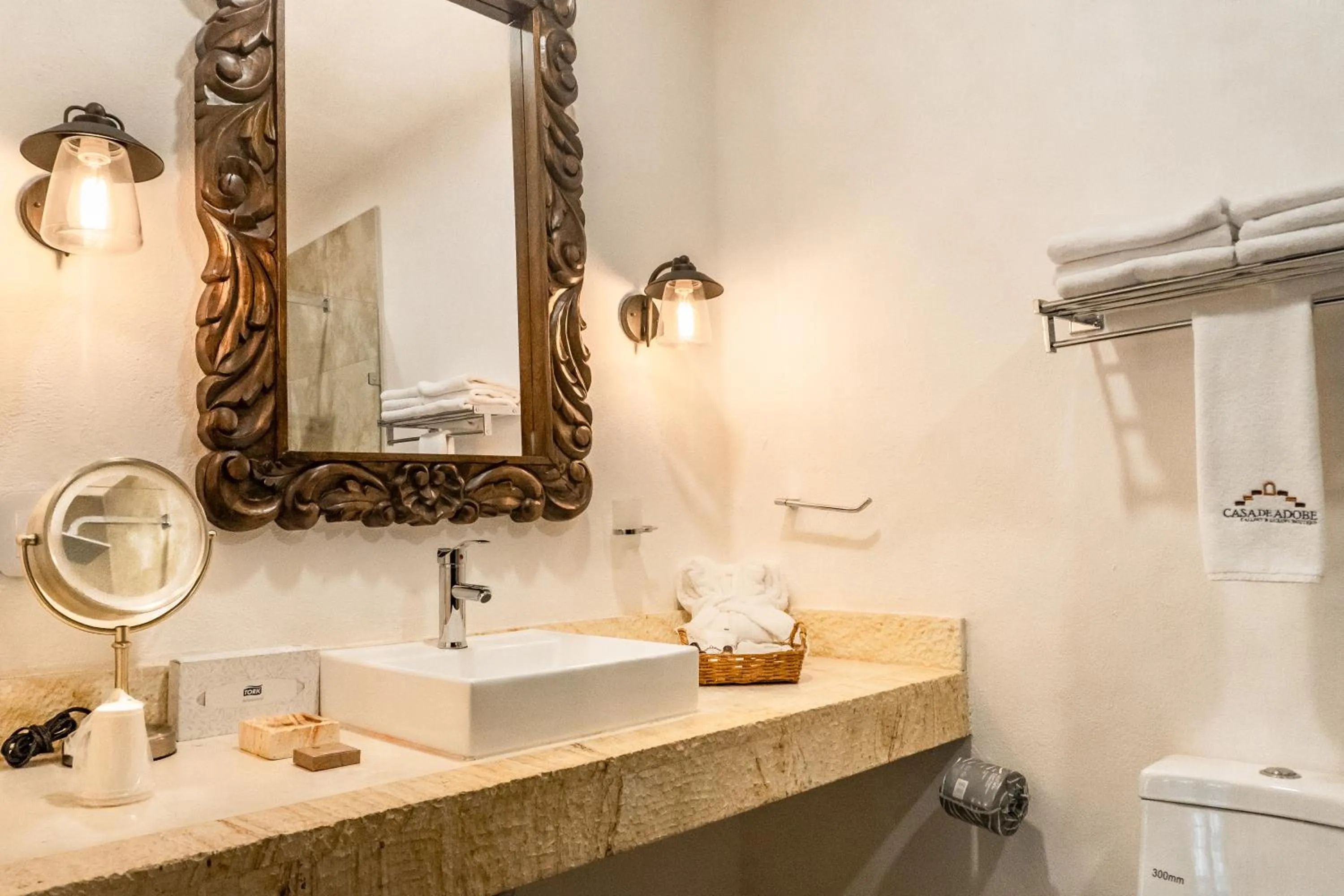 Bathroom in Casa de Adobe Gallery & Luxury Boutique