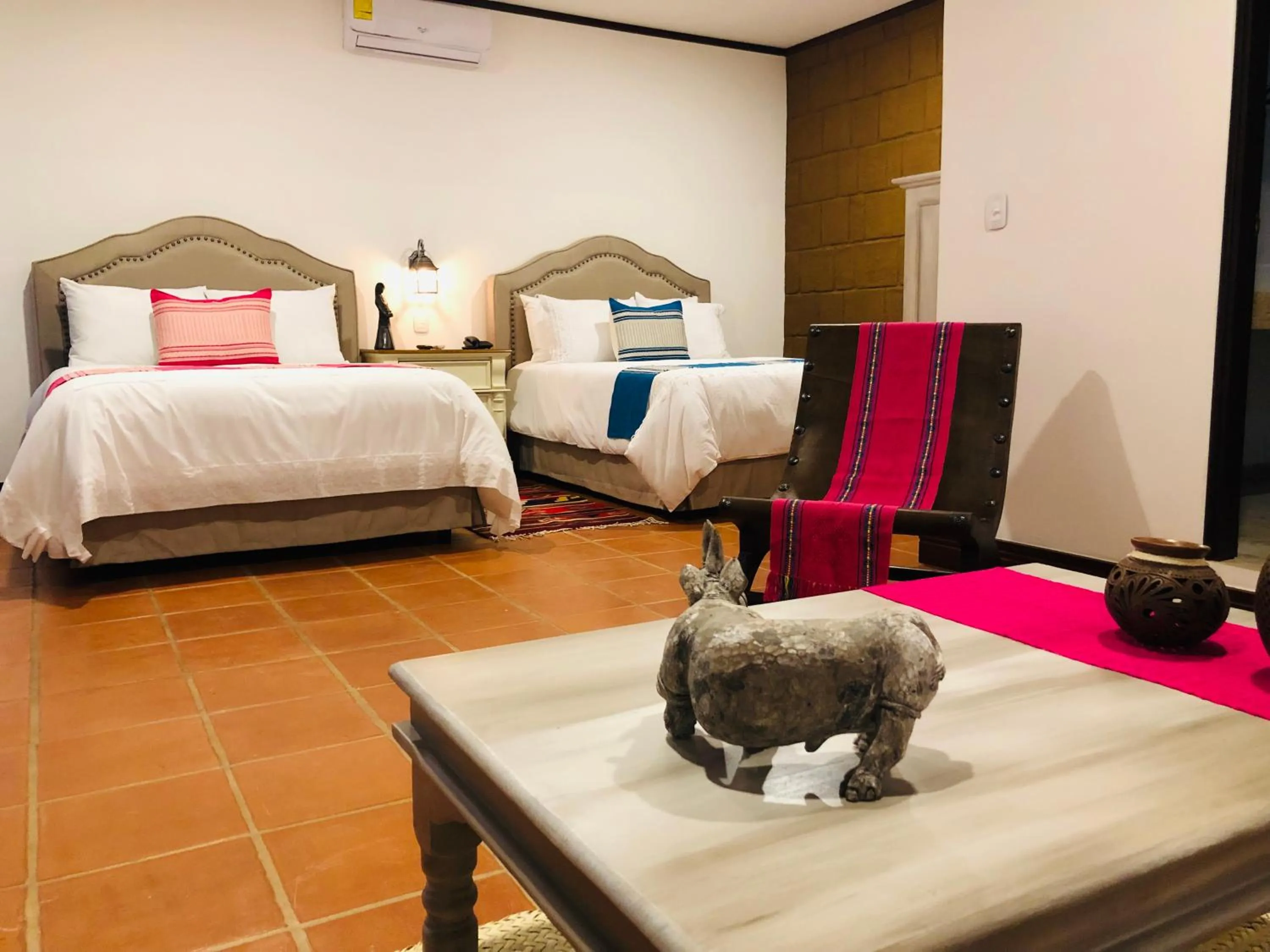 Bed in Casa de Adobe Gallery & Luxury Boutique