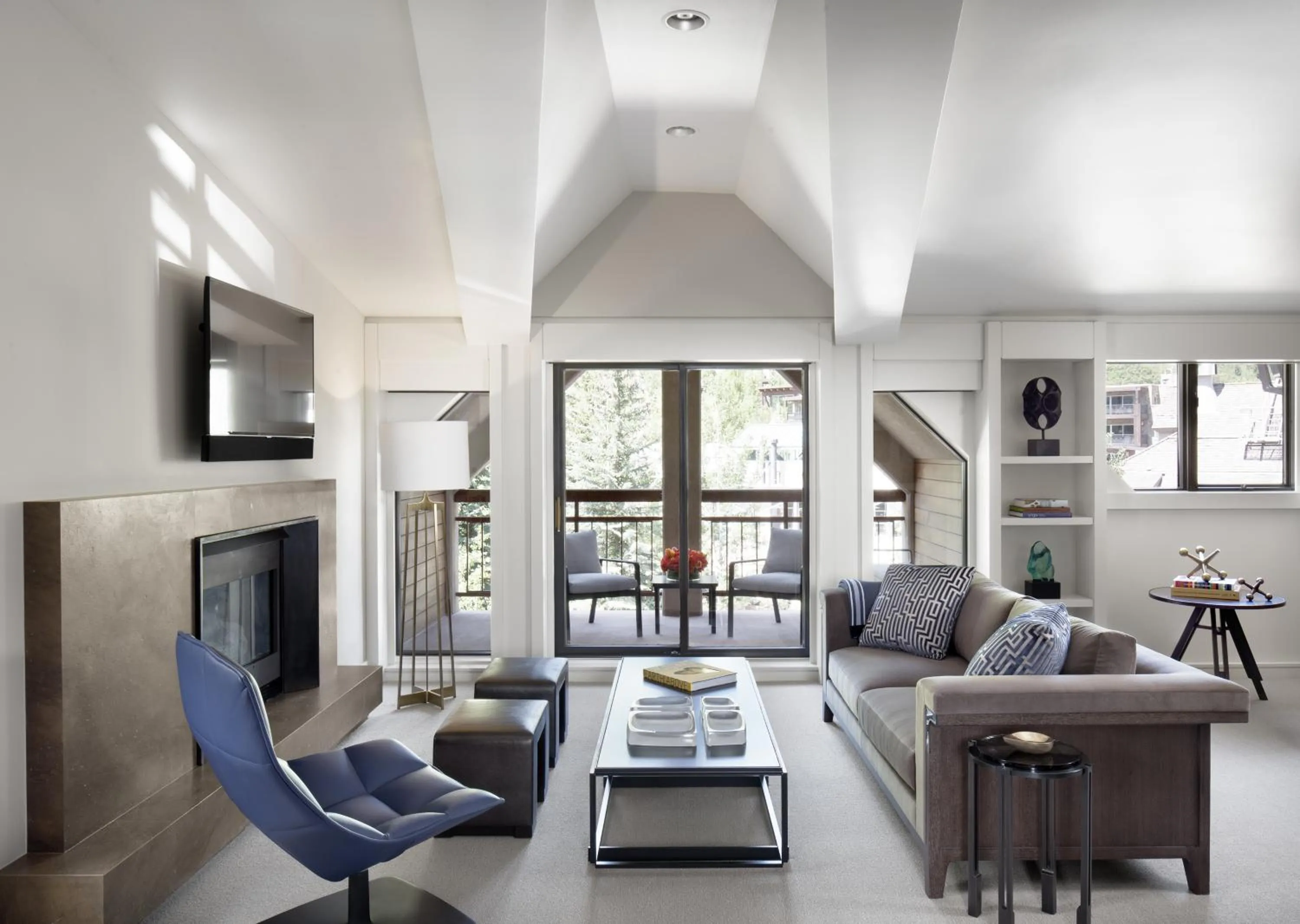 Living room in The Little Nell