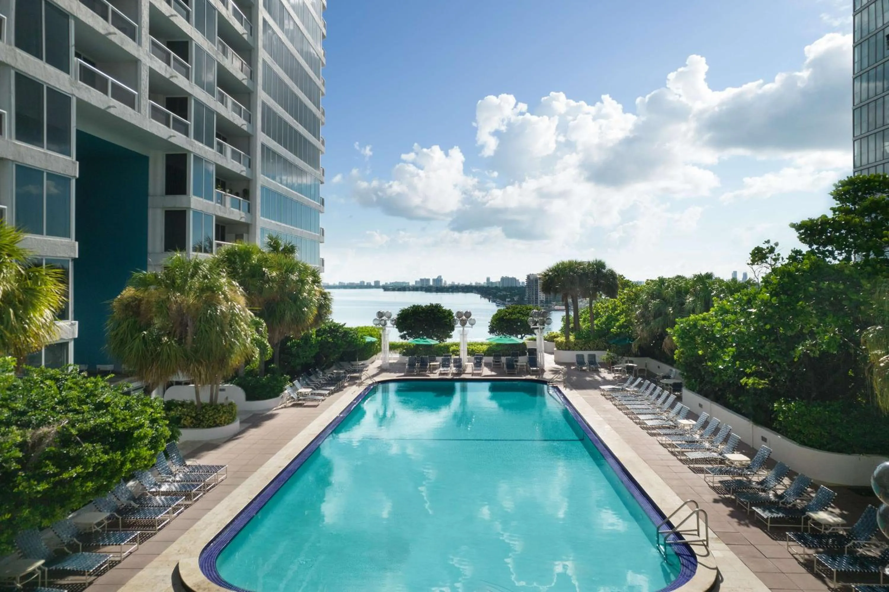 Pool view in DoubleTree by Hilton Grand Hotel Biscayne Bay