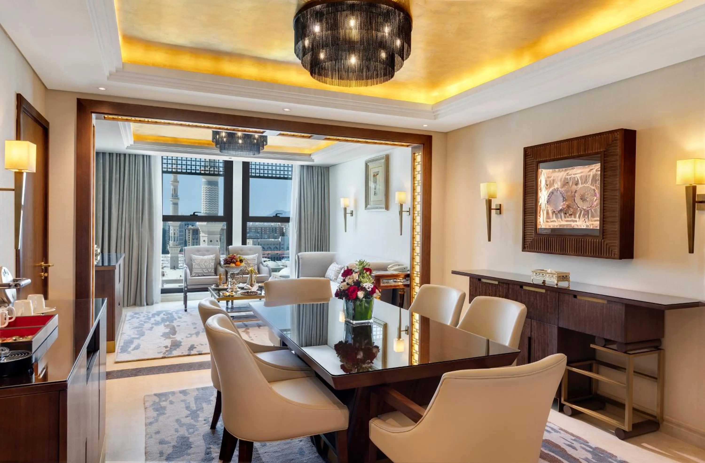 Seating area in The Oberoi Madina المدينة أوبروي