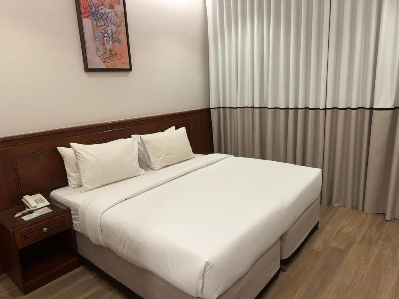 Bed in Rotana Al Mesk Hotel