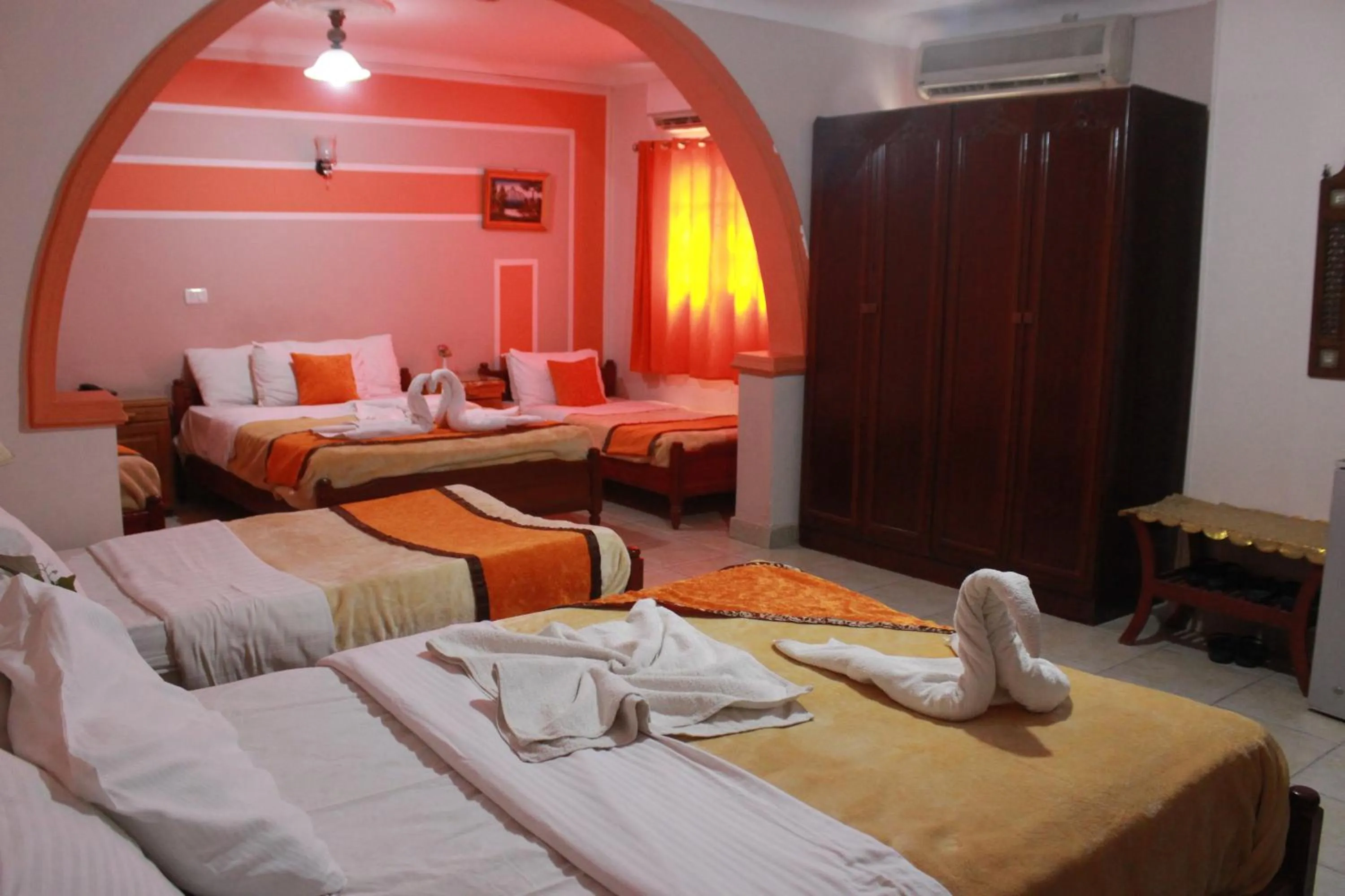 Bed in Osiris Hotel Cairo