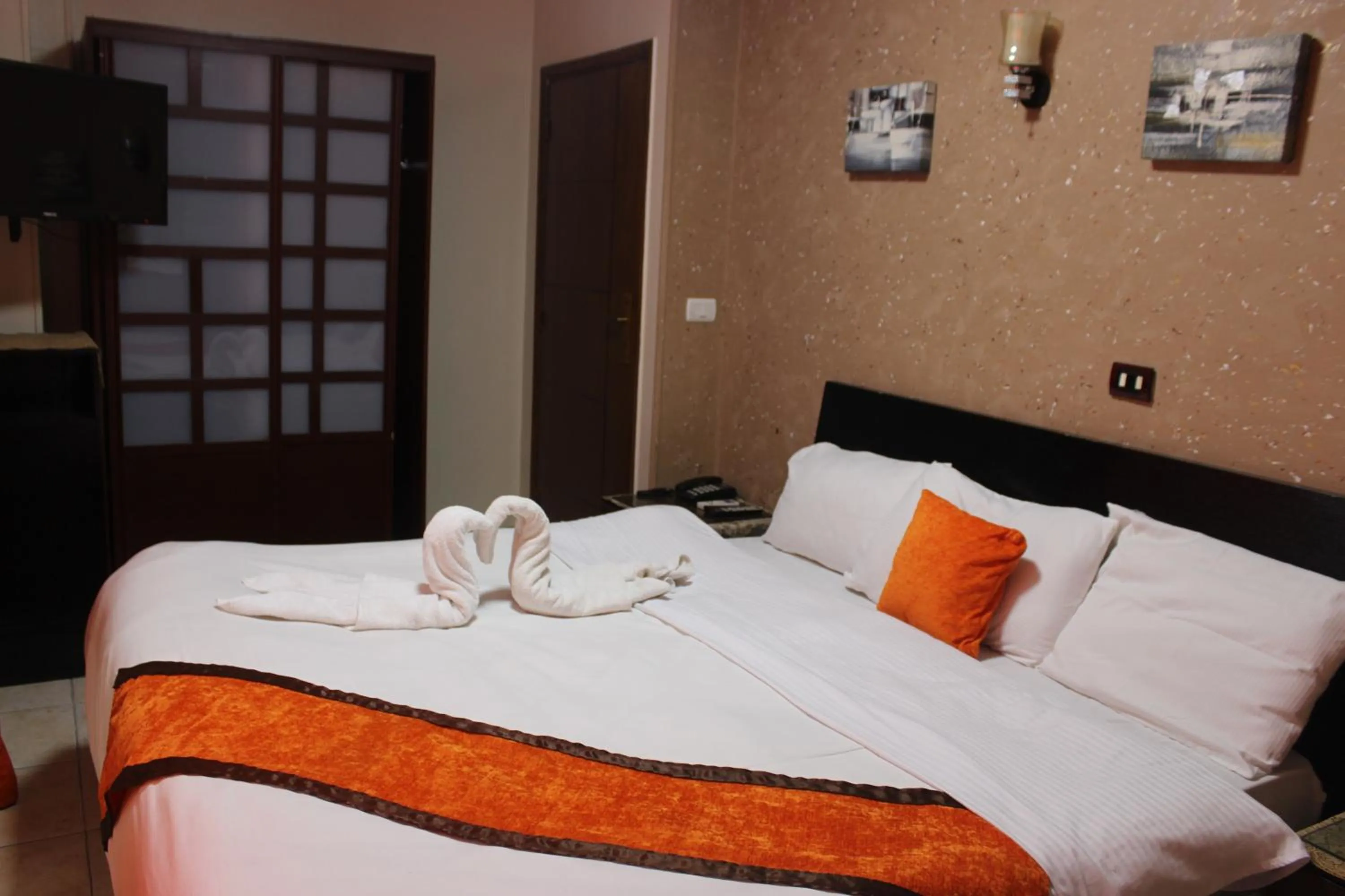 Bed in Osiris Hotel Cairo