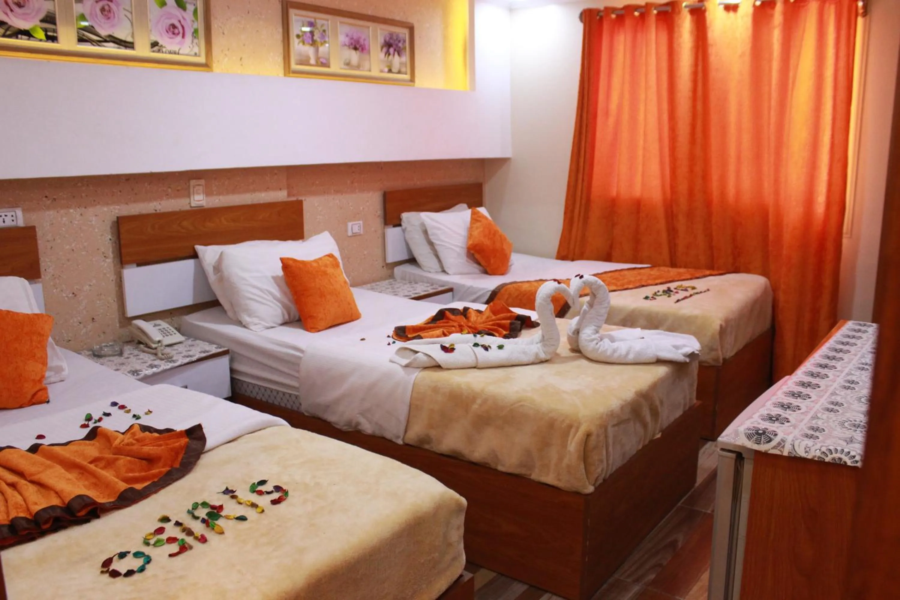 Bed in Osiris Hotel Cairo