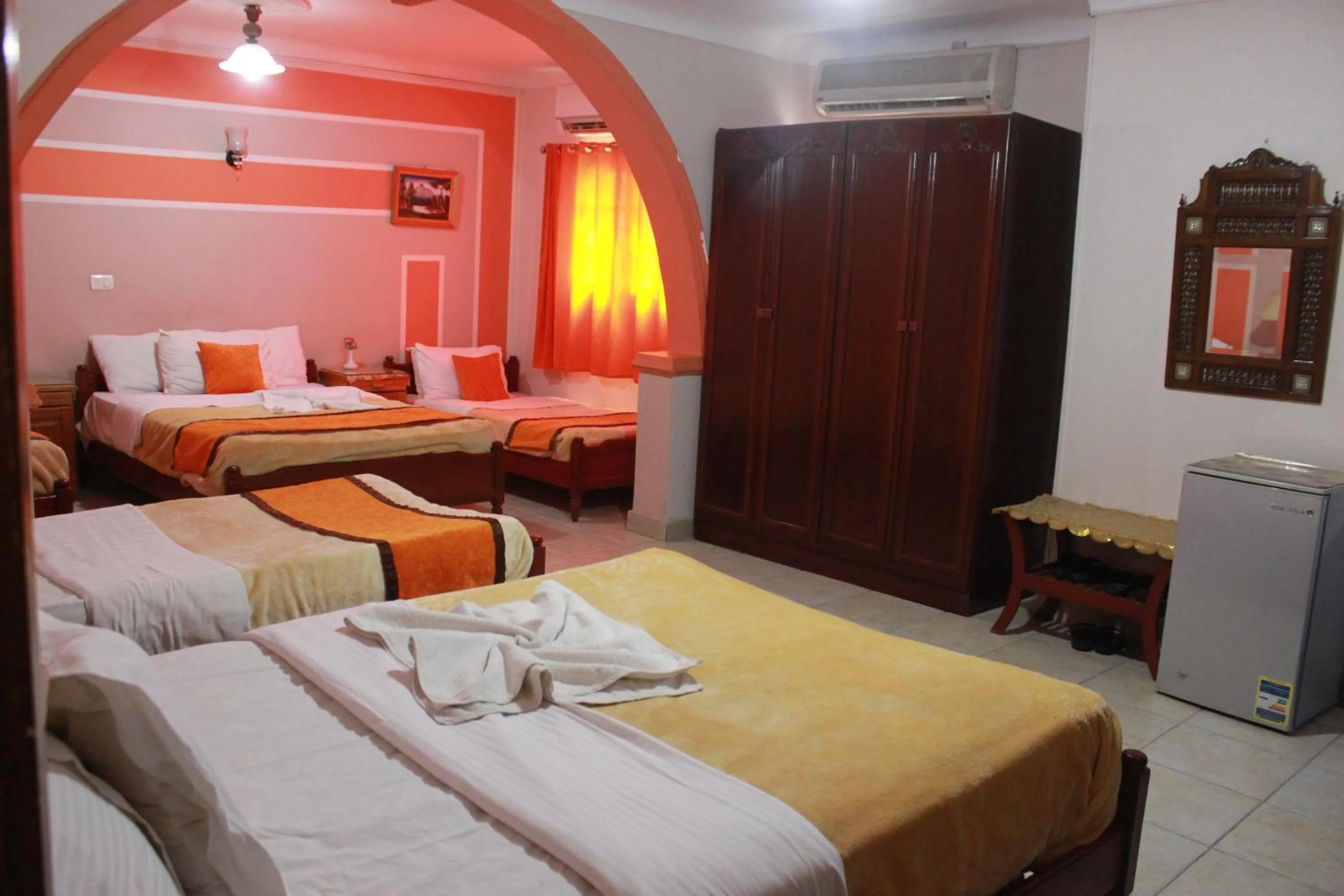 Bed in Osiris Hotel Cairo