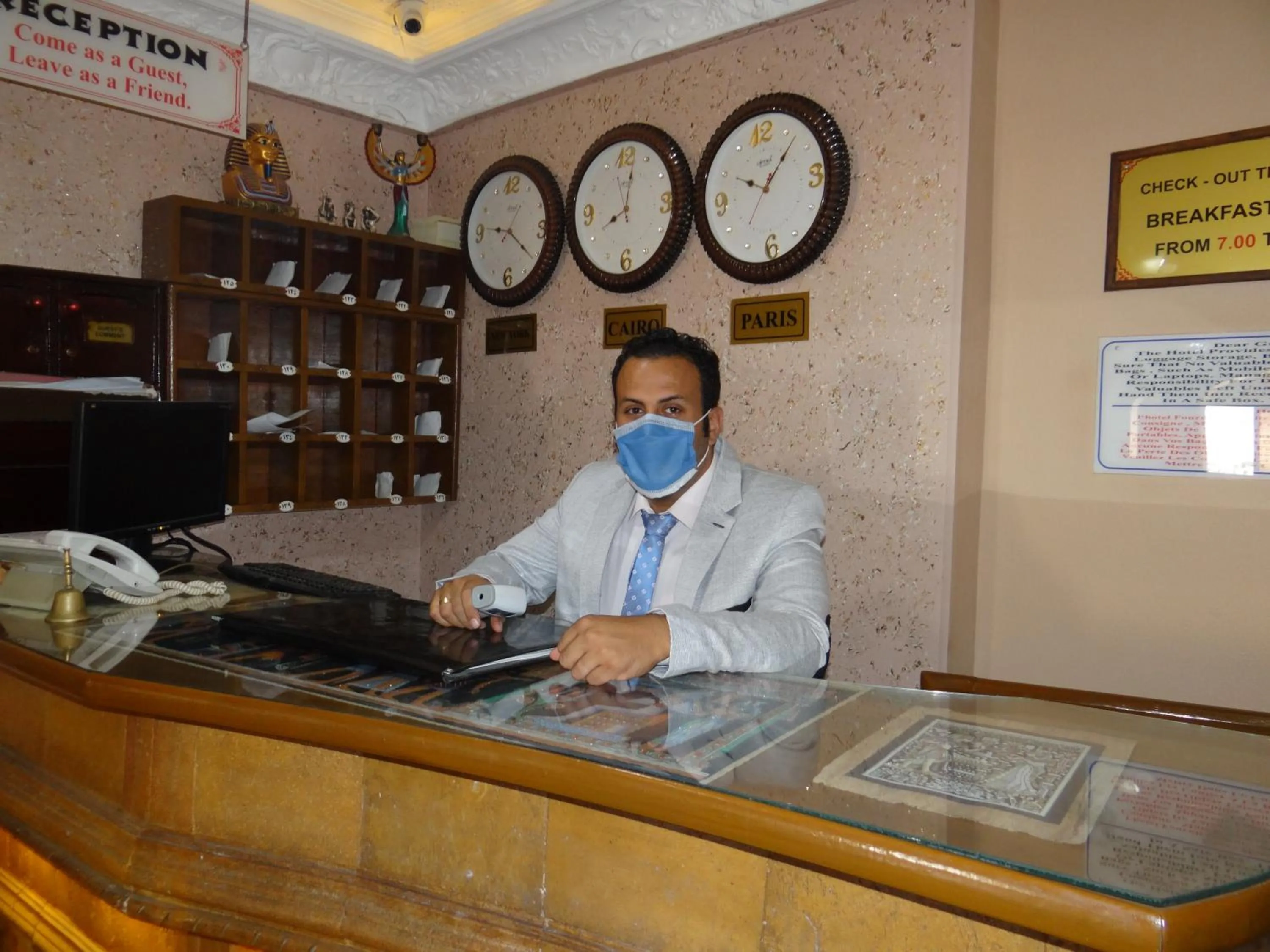 Staff in Osiris Hotel Cairo