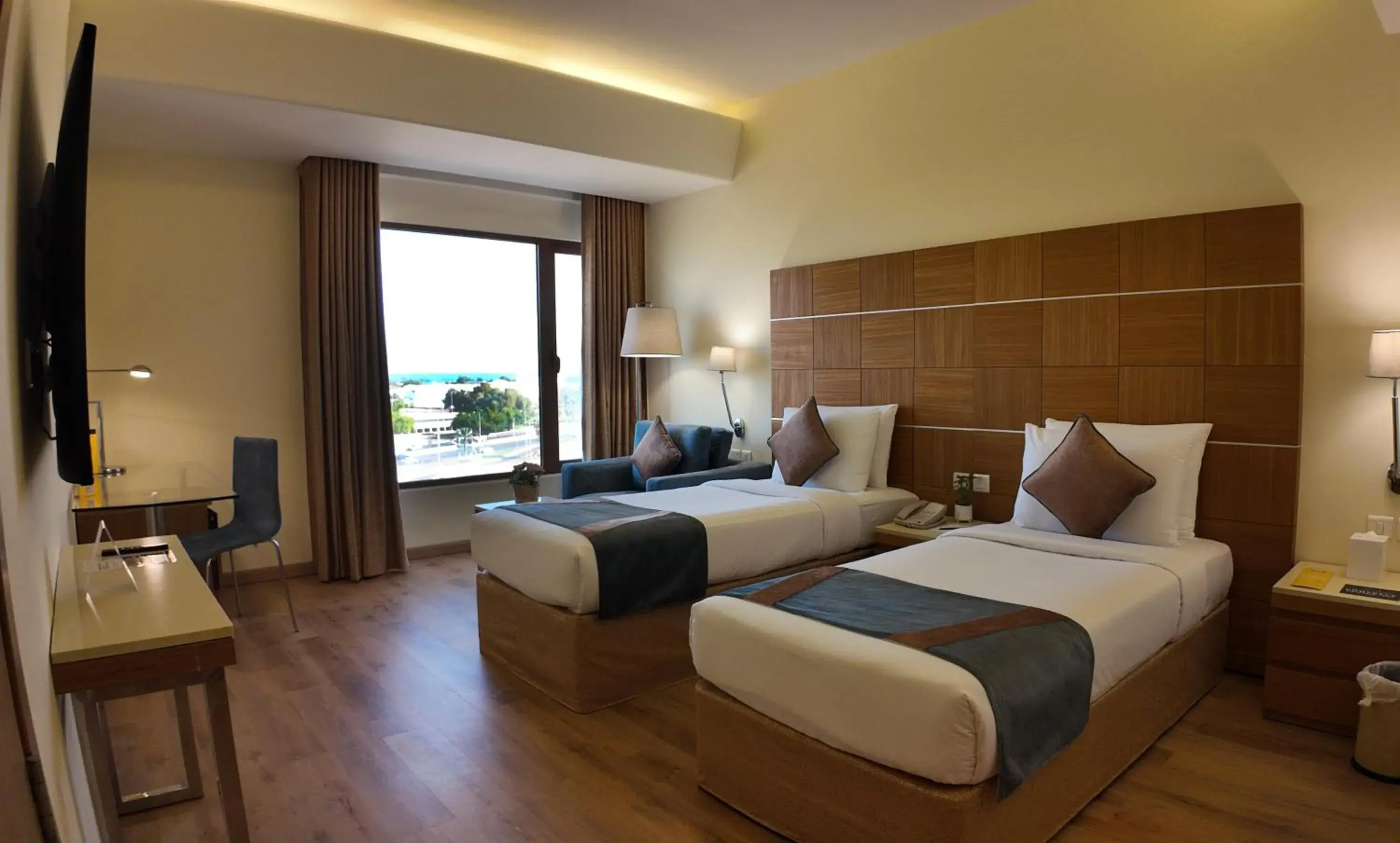 City View Twin Bed in Golden Tulip Muscat City View Twin Bed in Golden Tulip Muscat