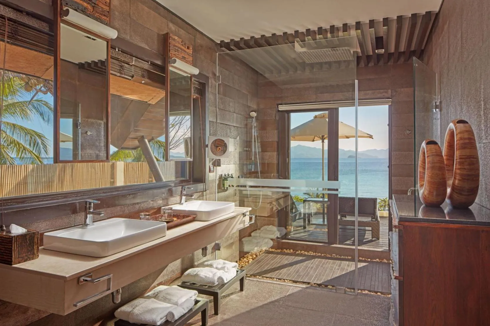 Bathroom in Two Seasons Coron Island Resort
