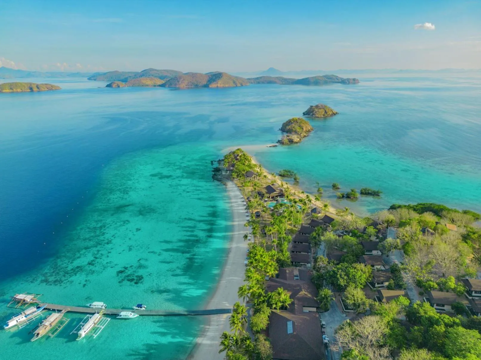 Bird's eye view in Two Seasons Coron Island Resort