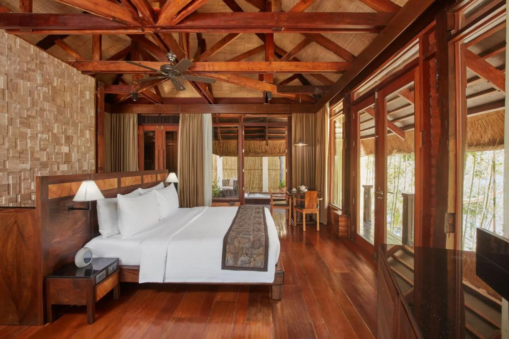 Bed in Two Seasons Coron Island Resort