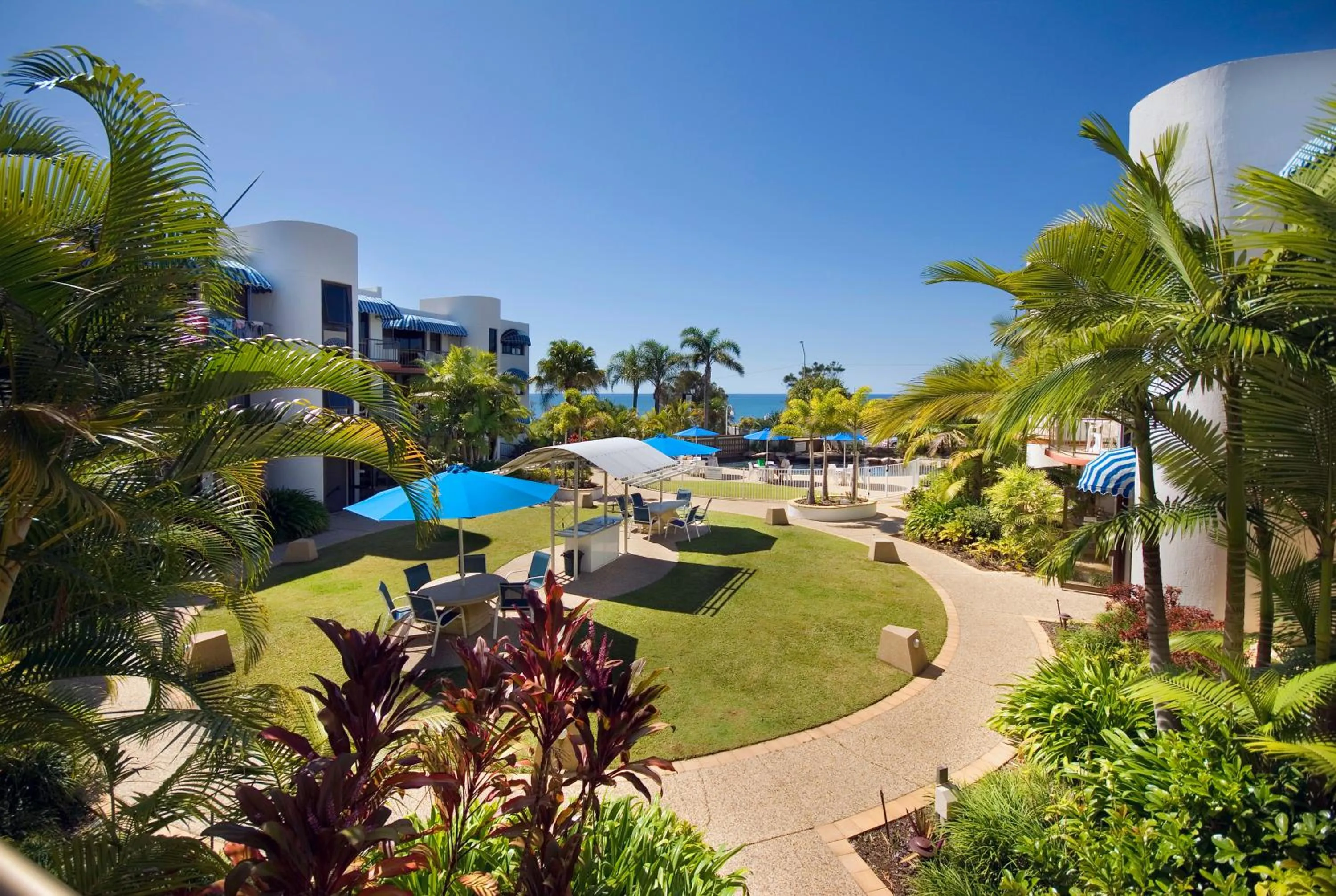 Garden view in Headland Tropicana Resort
