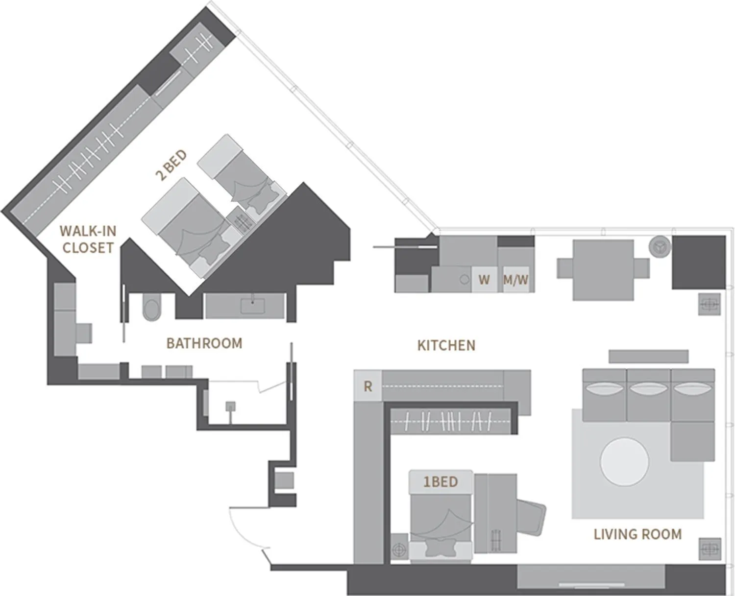 Floor plan in The Classic 500 Pentaz Executive Residence