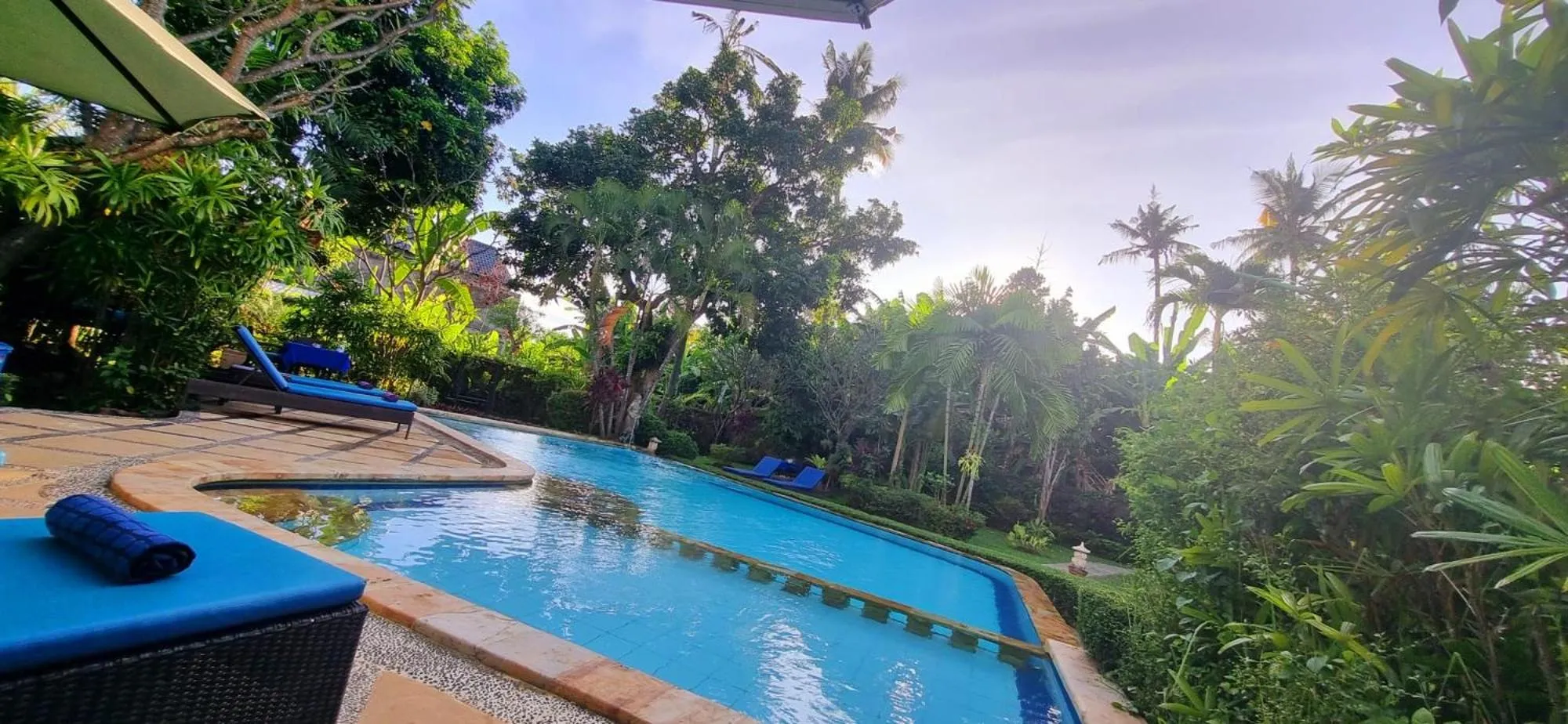 Swimming pool in Balinda Rooms & Villa
