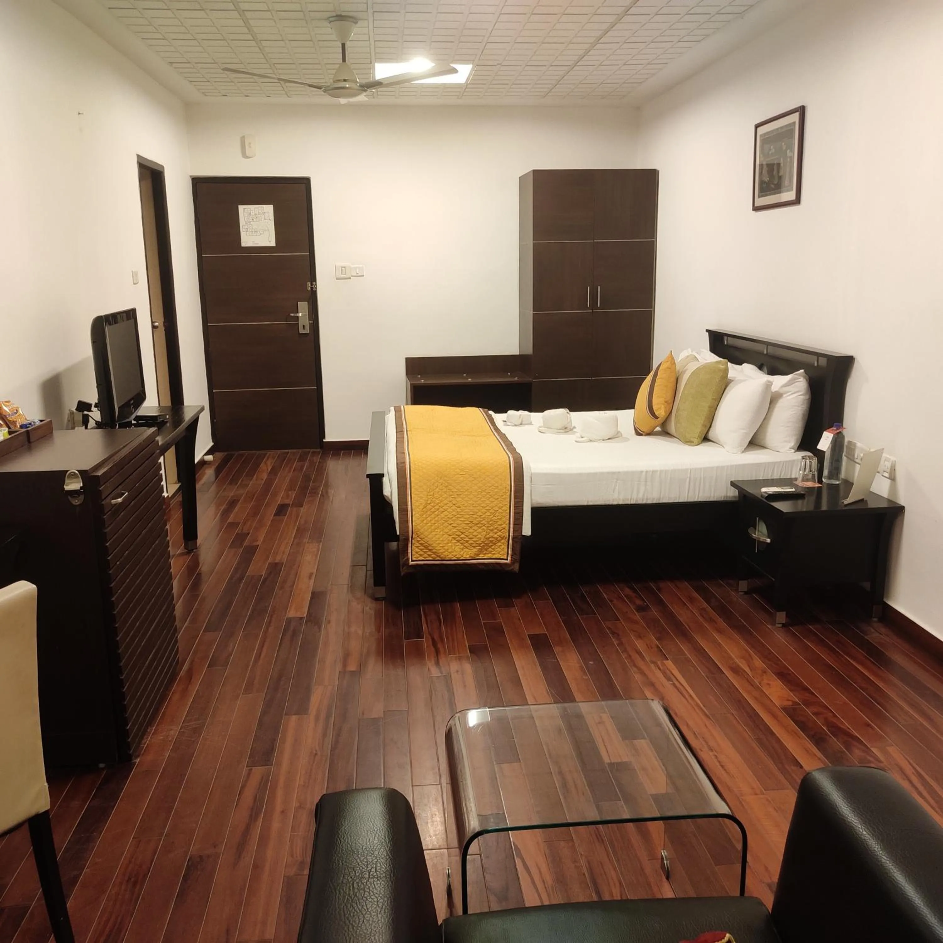 Bed in Vedic Village Sriperumbudur formerly known as Citrus Hotel