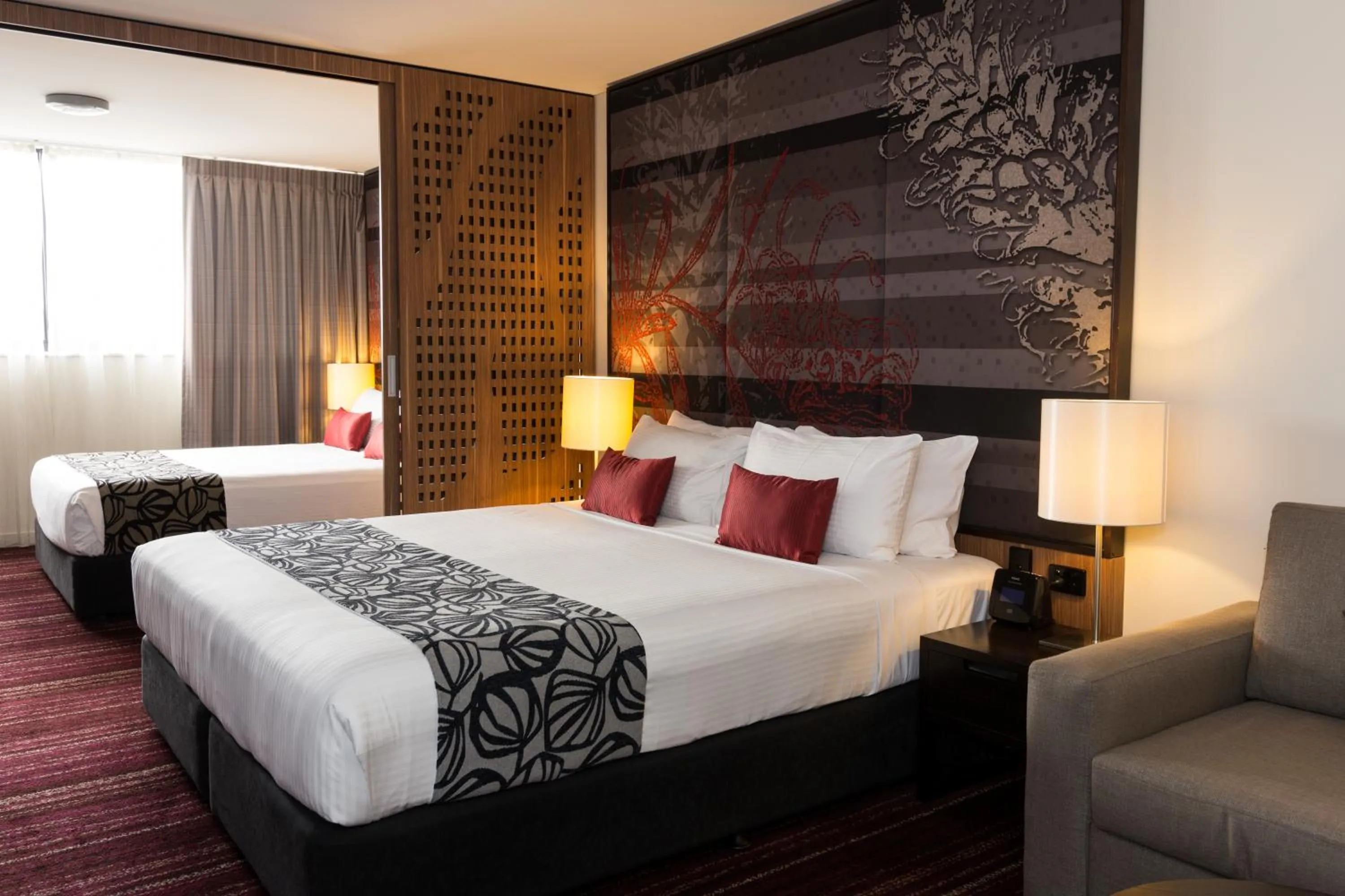 Bedroom, Bed in Mantra Gladstone