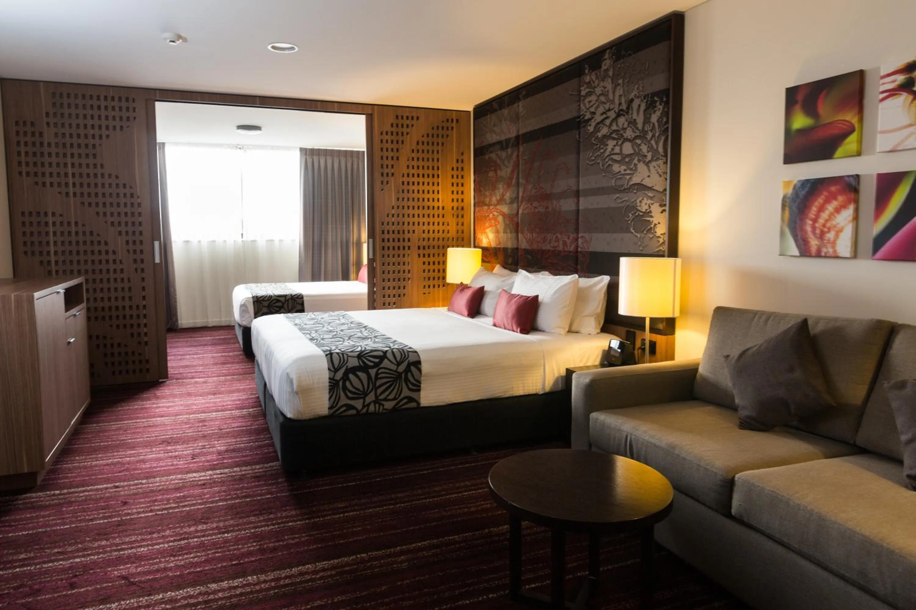 Bedroom, Bed in Mantra Gladstone