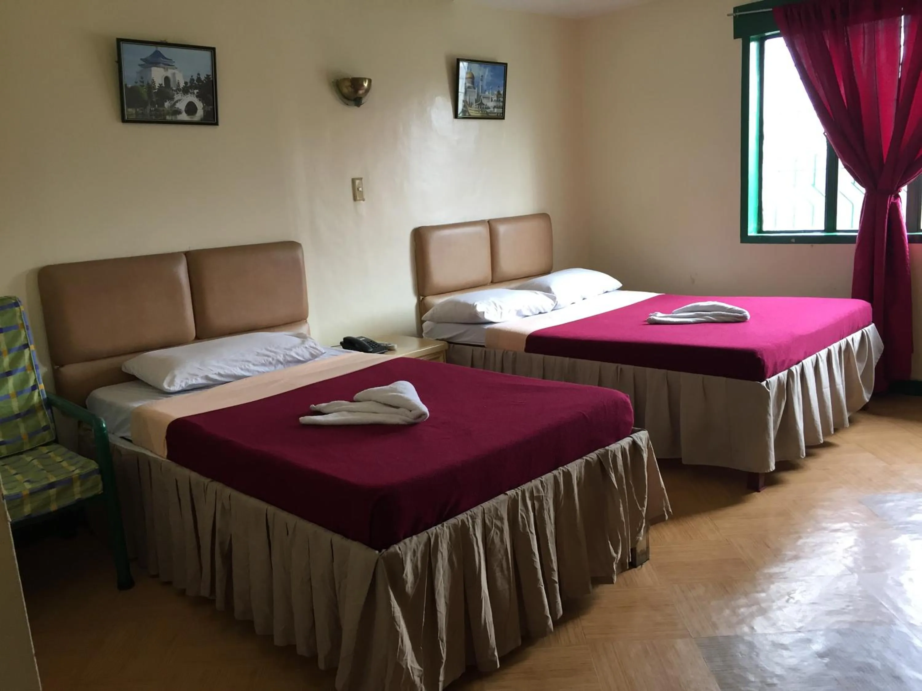 Bed in Benguet Prime Hotel