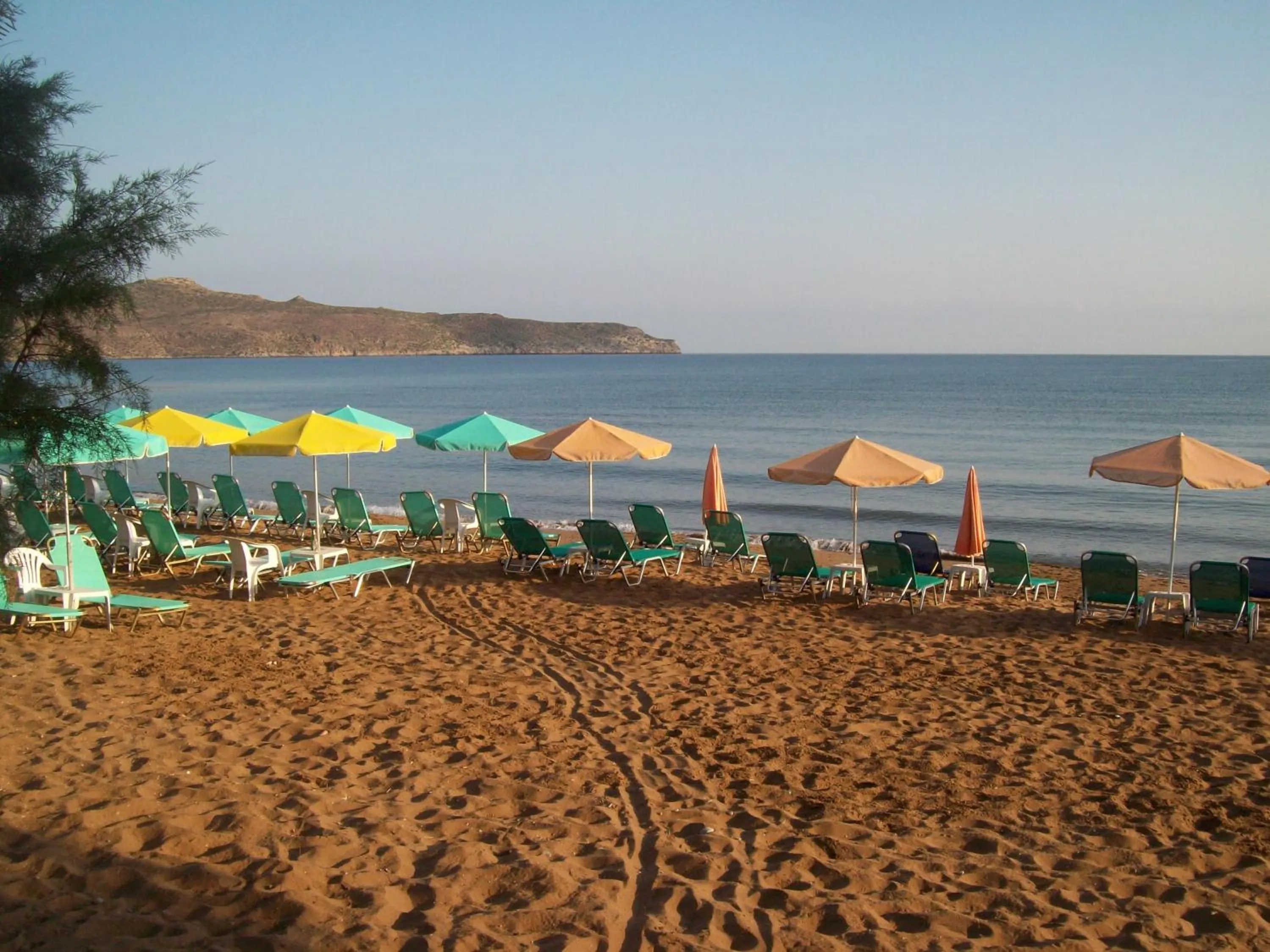Day, Beach in Kato Stalos Beach