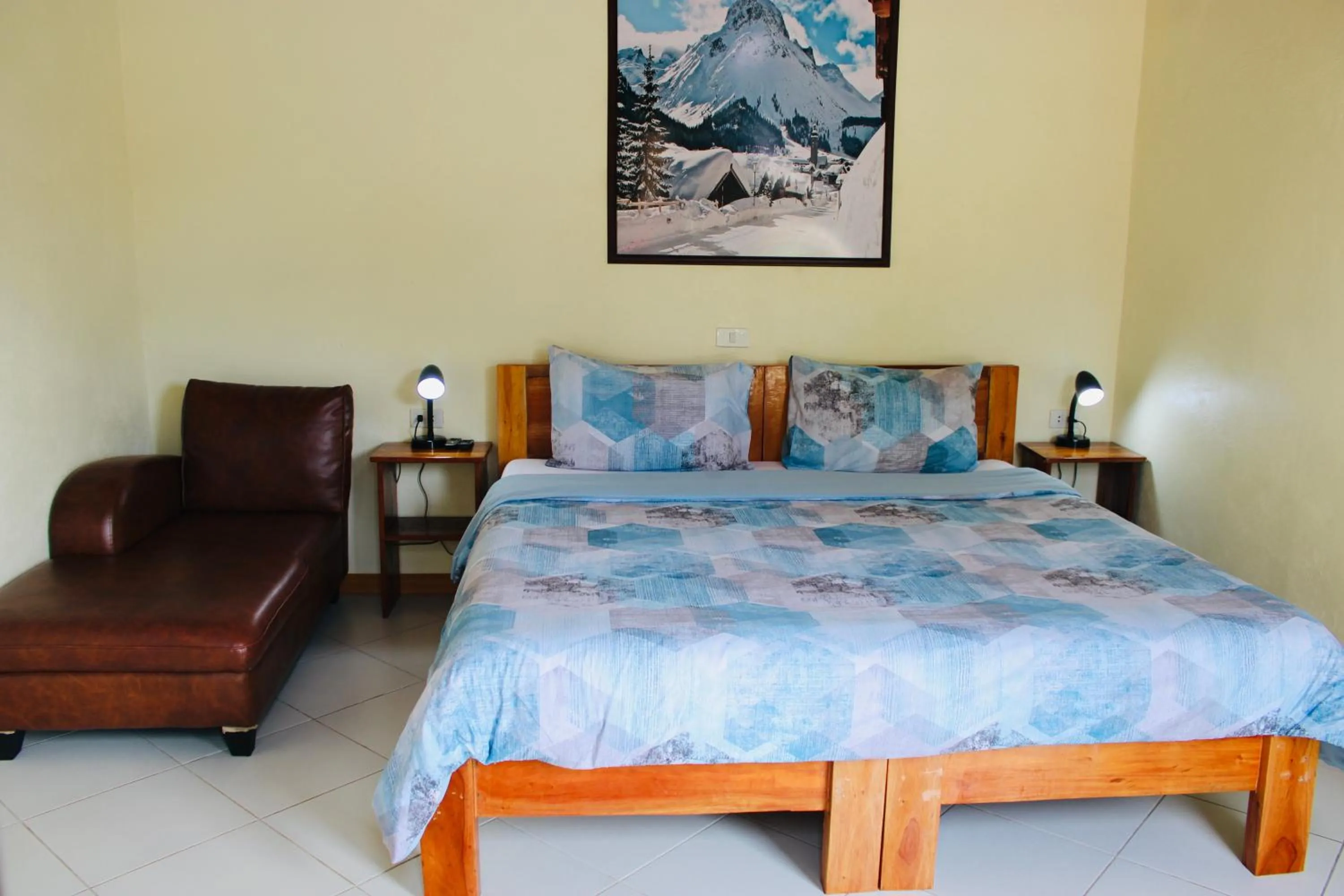 Bed in Alona Austria Resort