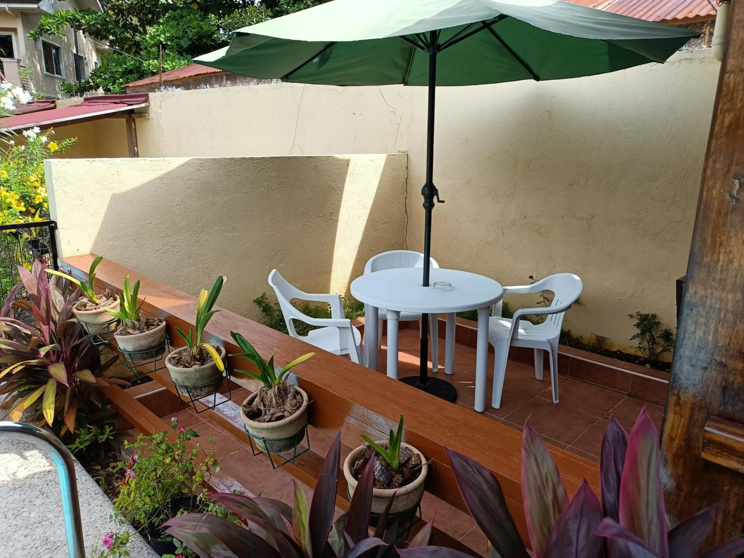 Patio in Alona Austria Resort