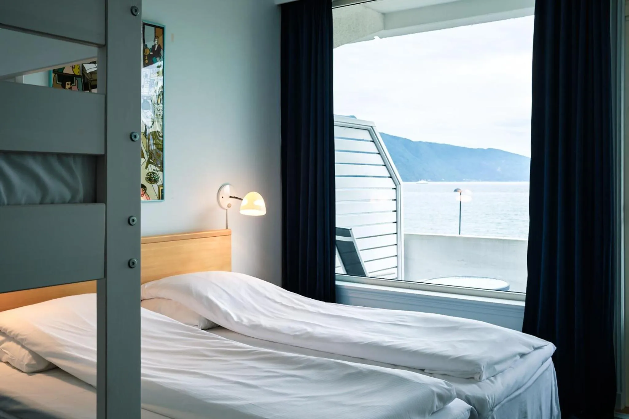 Bed in Balestrand Hotel