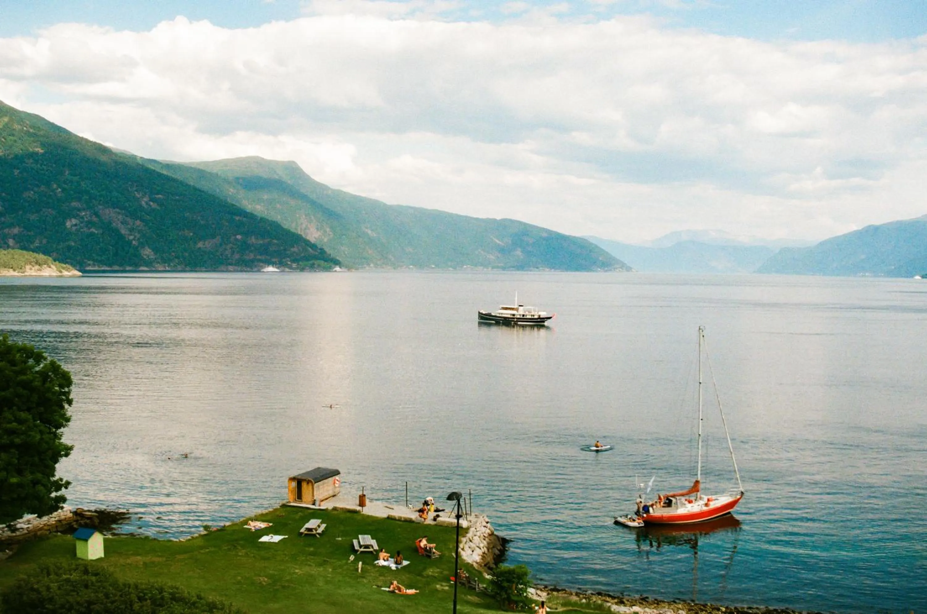 Natural landscape in Balestrand Hotel