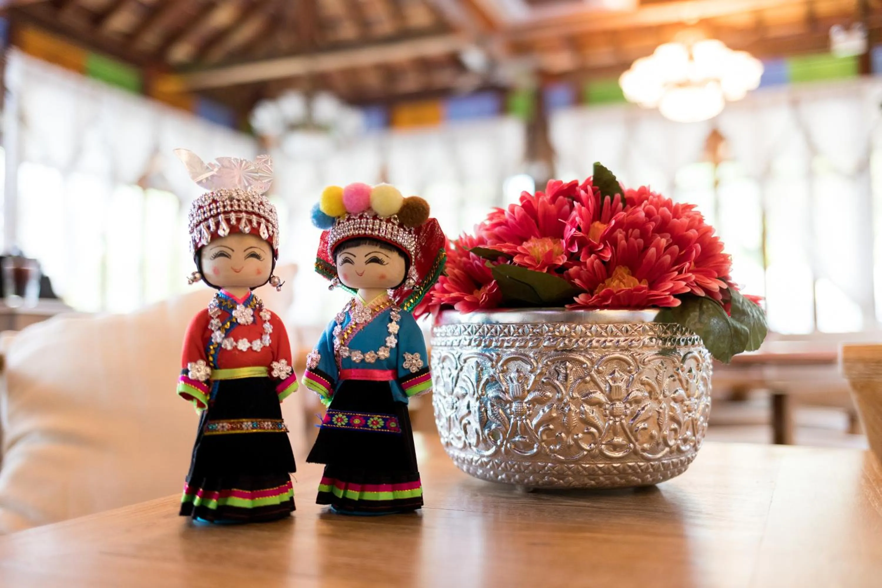 Decorative detail, Children in Nampiangdin Boutique Hotel